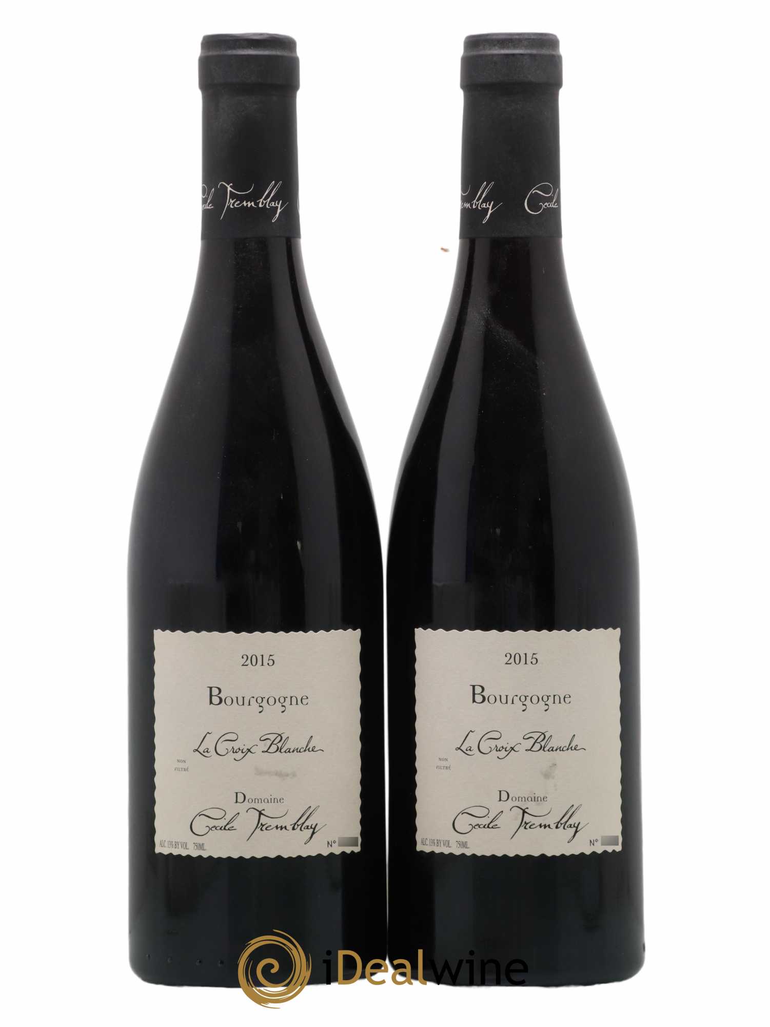 Bourgogne La Croix Blanche Cécile Tremblay 2015 - Lot de 2 bouteilles - 0
