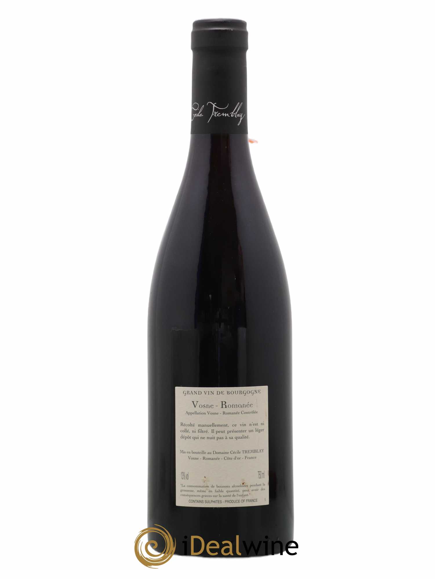 Vosne-Romanée Vieilles Vignes Cécile Tremblay 2017 - Lot de 1 bouteille - 1