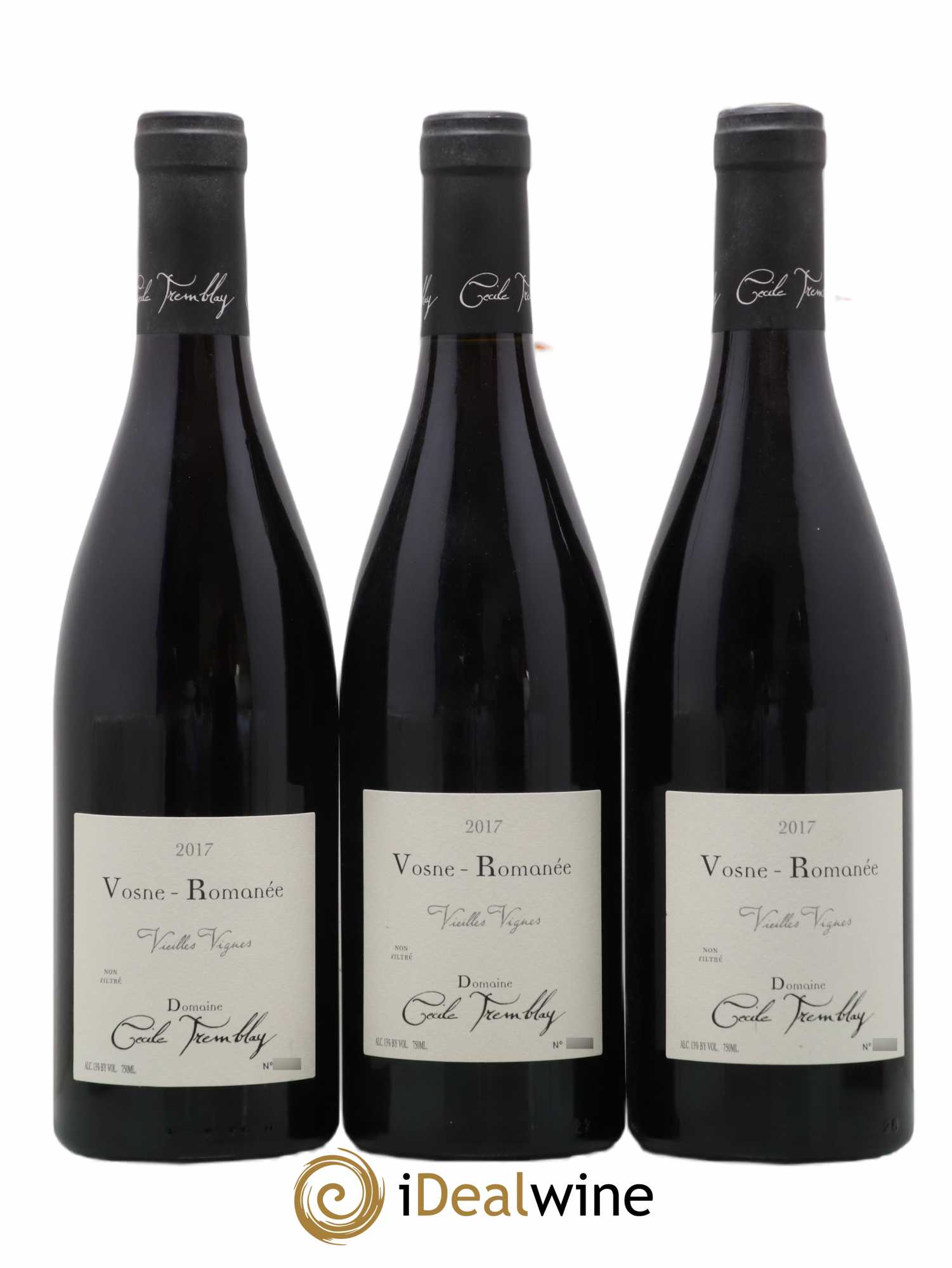Vosne-Romanée Vieilles Vignes Cécile Tremblay 2017 - Lot de 3 bouteilles - 0