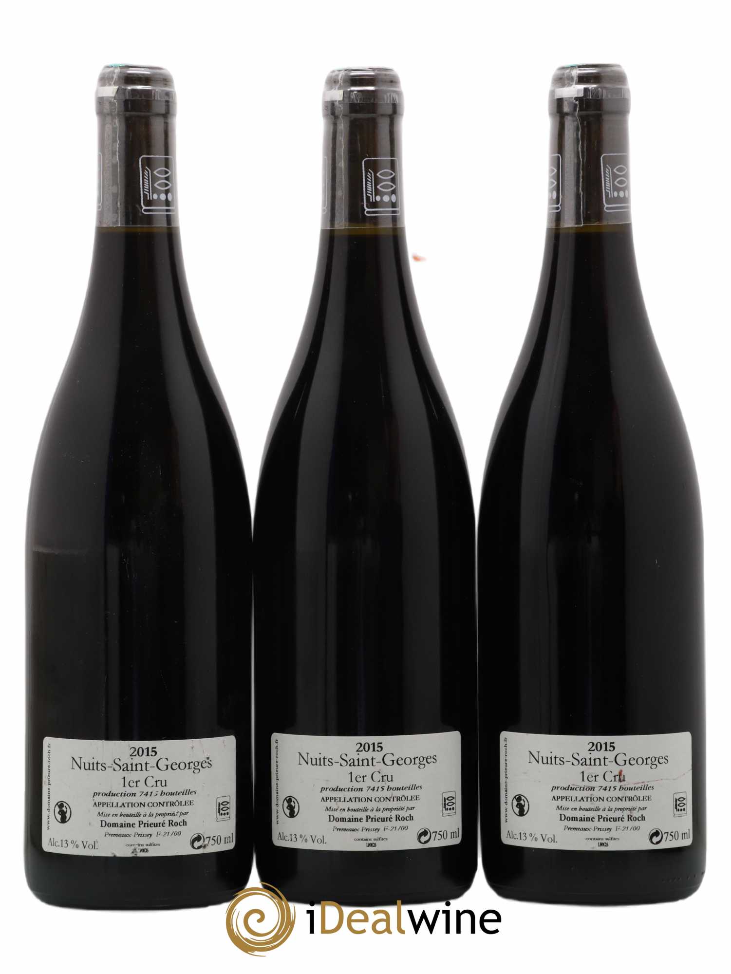 Nuits-Saint-Georges 1er Cru Prieuré Roch 2015 - Lot de 3 bouteilles - 1