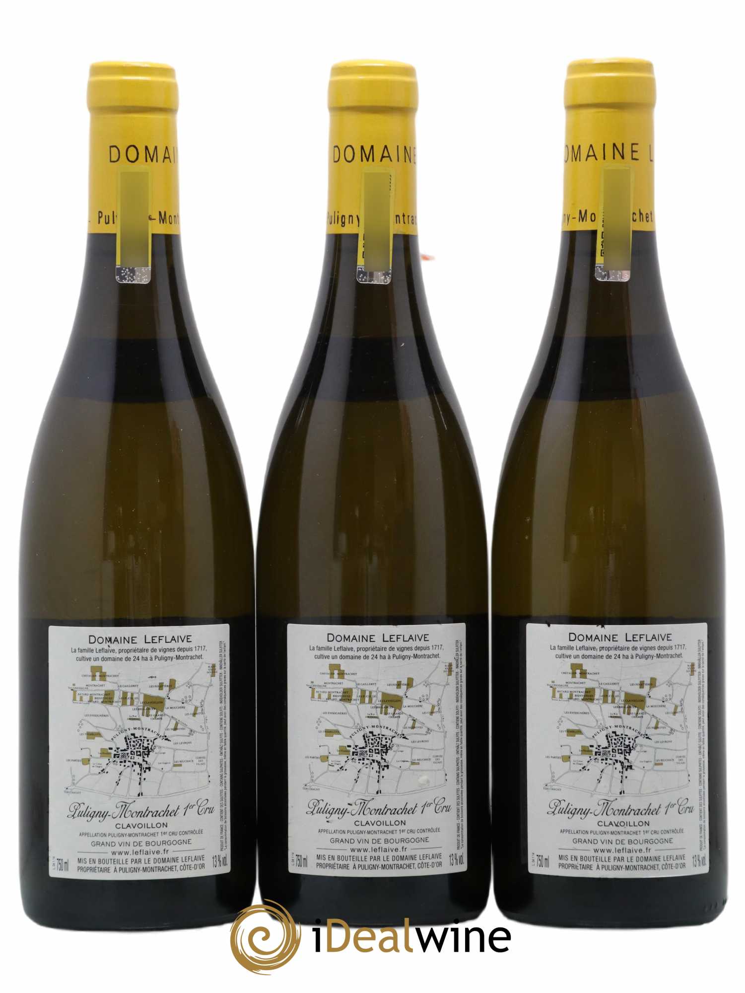 Puligny-Montrachet 1er Cru Clavoillon Leflaive (Domaine) 2014 - Lot de 3 bouteilles - 1