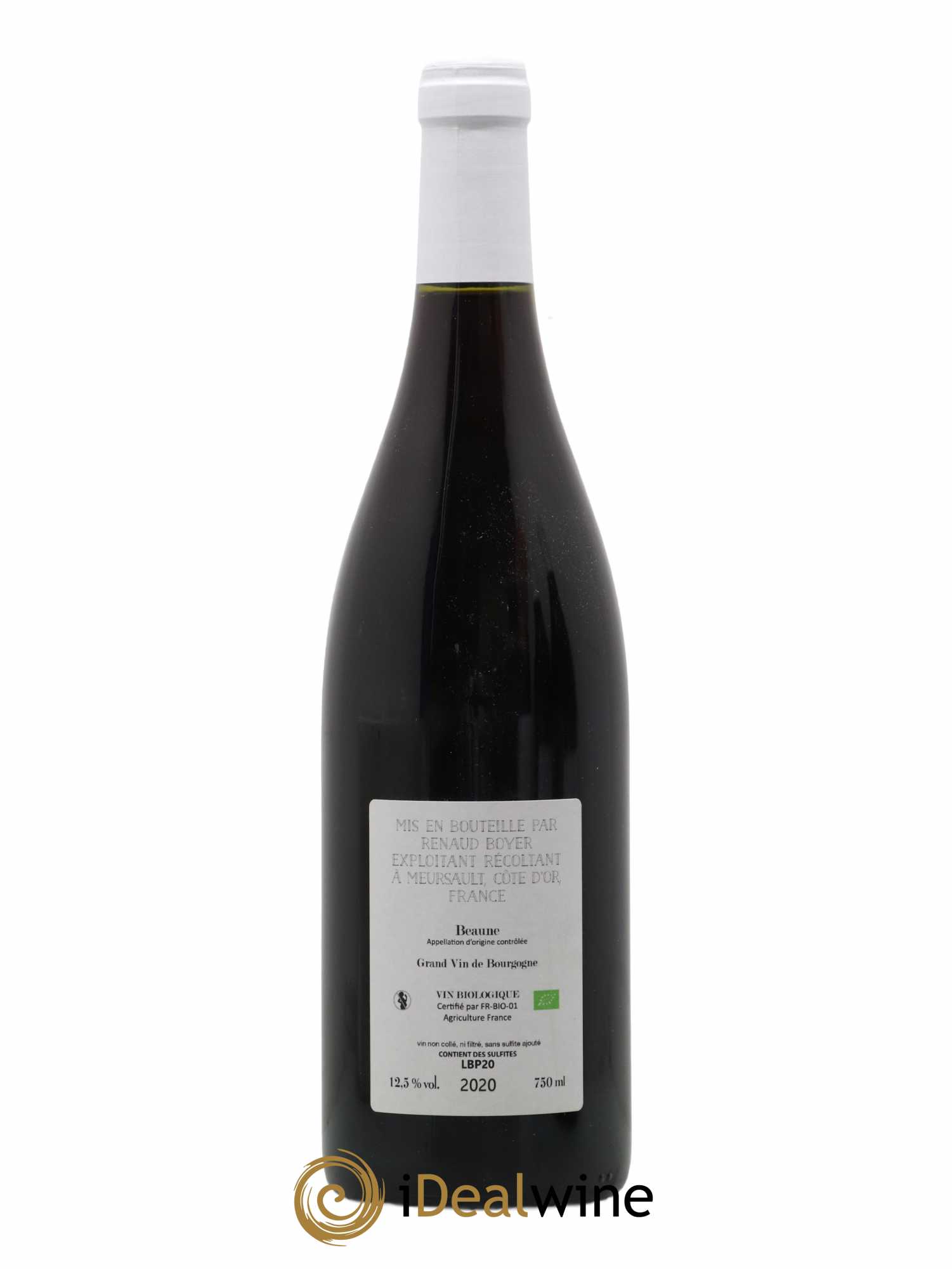 Beaune Les Prévolles Renaud Boyer 2020 - Lot de 1 bouteille - 1