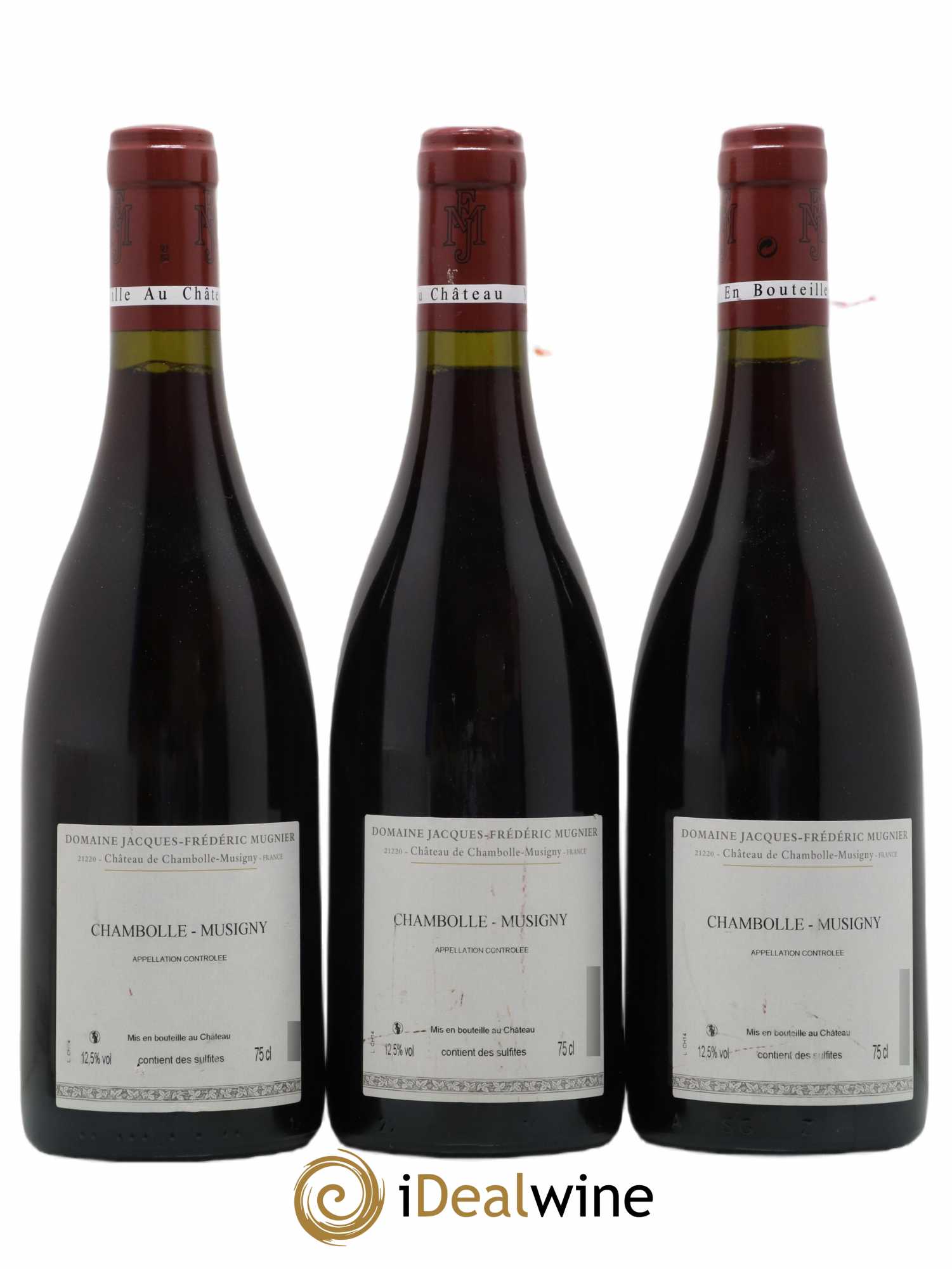 Chambolle-Musigny Jacques-Frédéric Mugnier 2014 - Lot de 3 bouteilles - 1