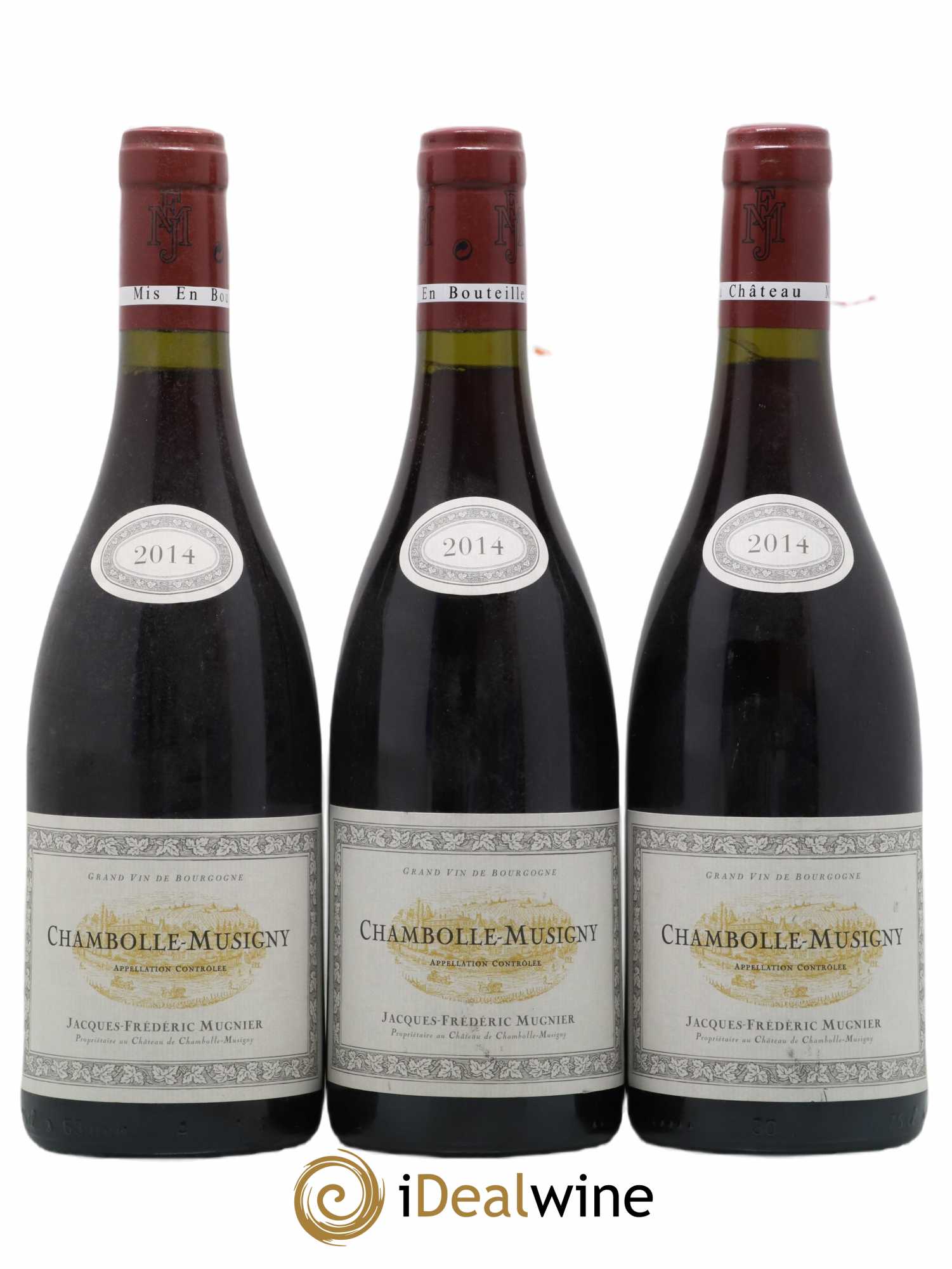 Chambolle-Musigny Jacques-Frédéric Mugnier 2014 - Lot de 3 bouteilles - 0