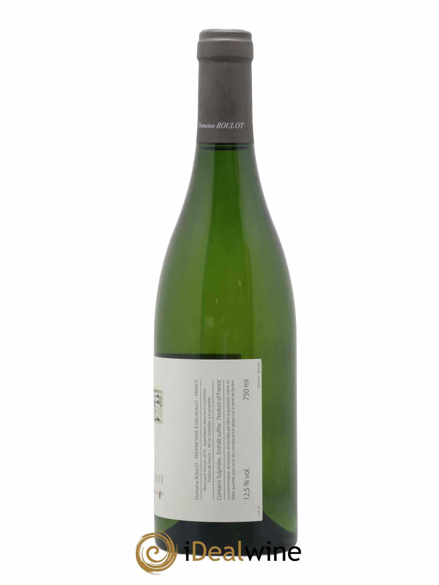 Meursault Les Vireuils Roulot (Domaine) 2014 - Lot de 1 bouteille - 1