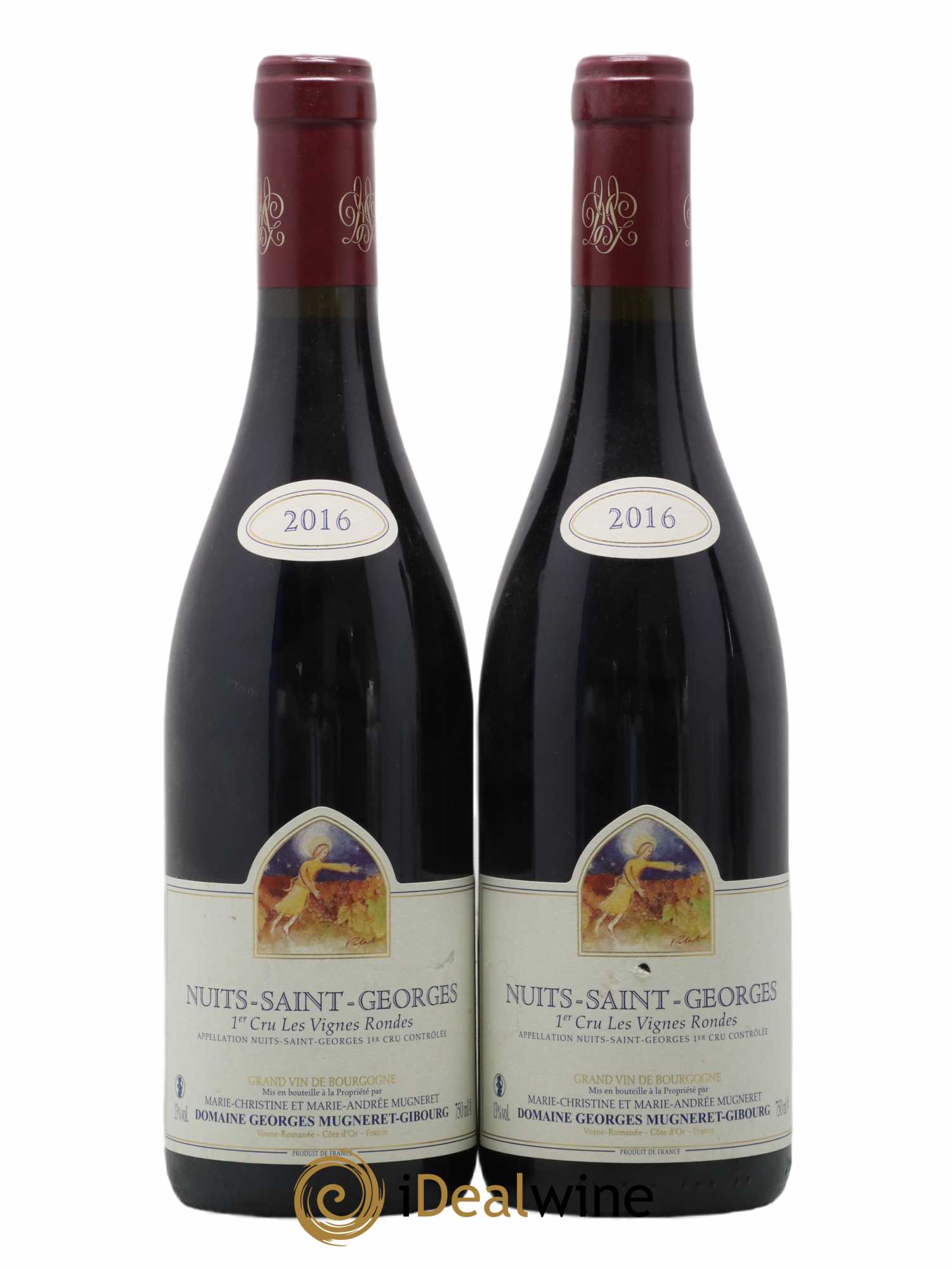Nuits-Saint-Georges 1er Cru Les Vignes Rondes Mugneret-Gibourg (Domaine) 2016 - Lot de 2 bouteilles - 0