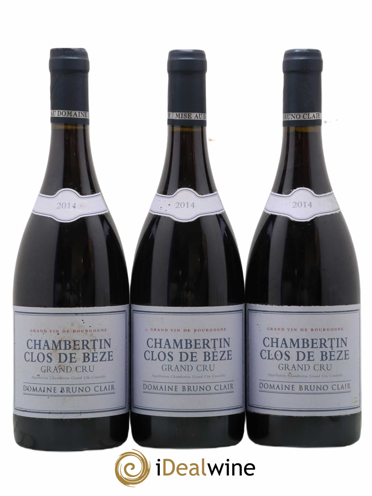 Chambertin Clos de Bèze Grand Cru Bruno Clair (Domaine) 2014 - Lot de 3 bouteilles - 0