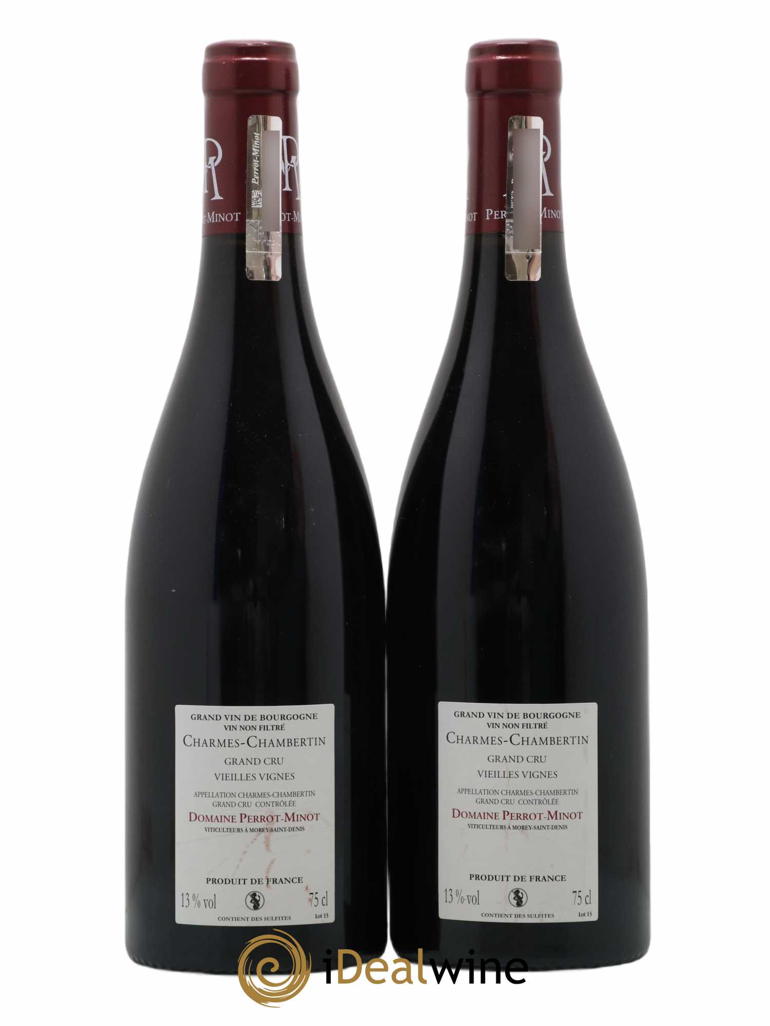 Charmes-Chambertin Grand Cru Vieilles Vignes Perrot-Minot 2014 - Lot de 2 bouteilles - 1