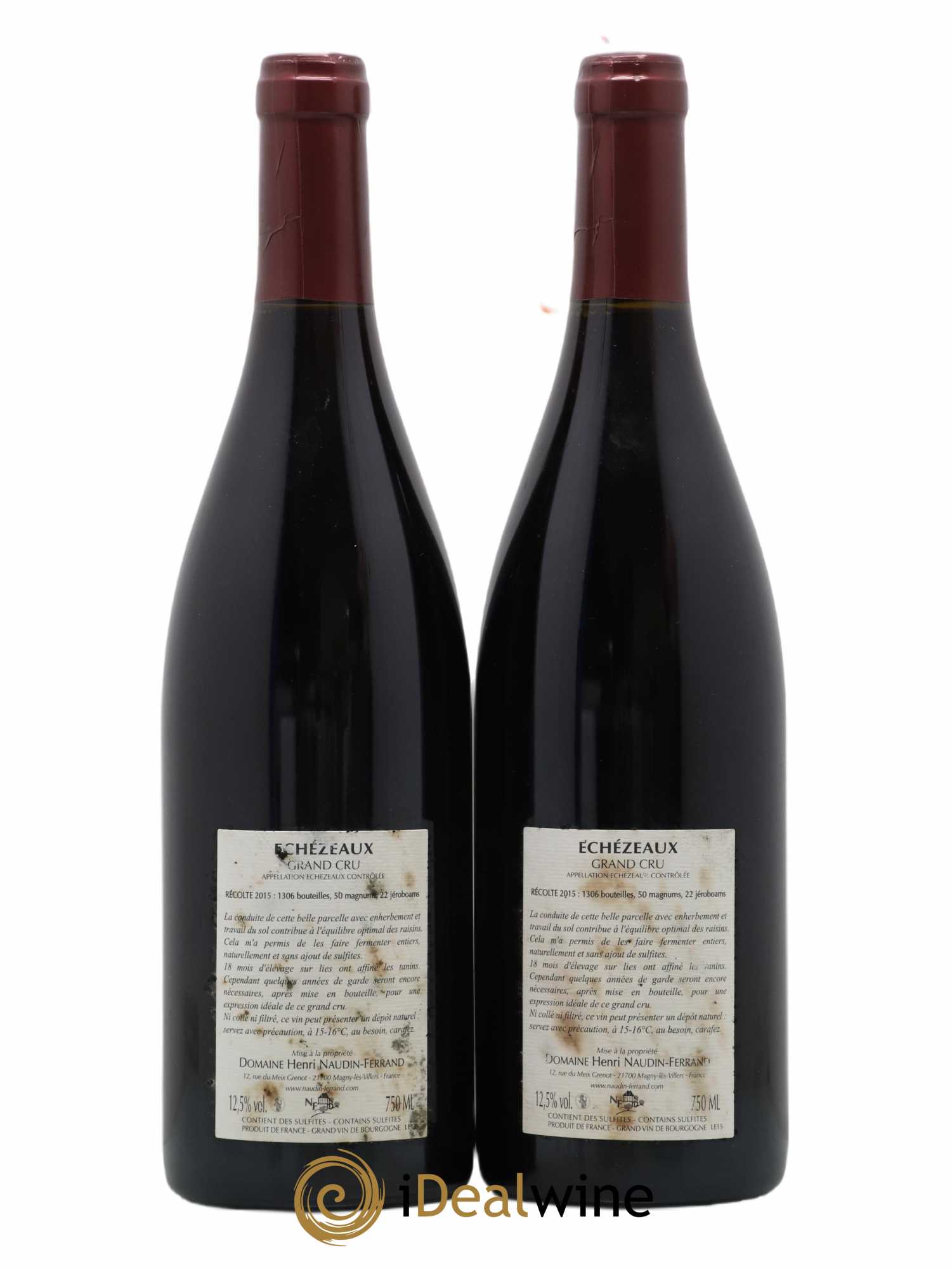 Echezeaux Grand Cru Naudin-Ferrand (Domaine) 2015 - Lot de 2 bouteilles - 1