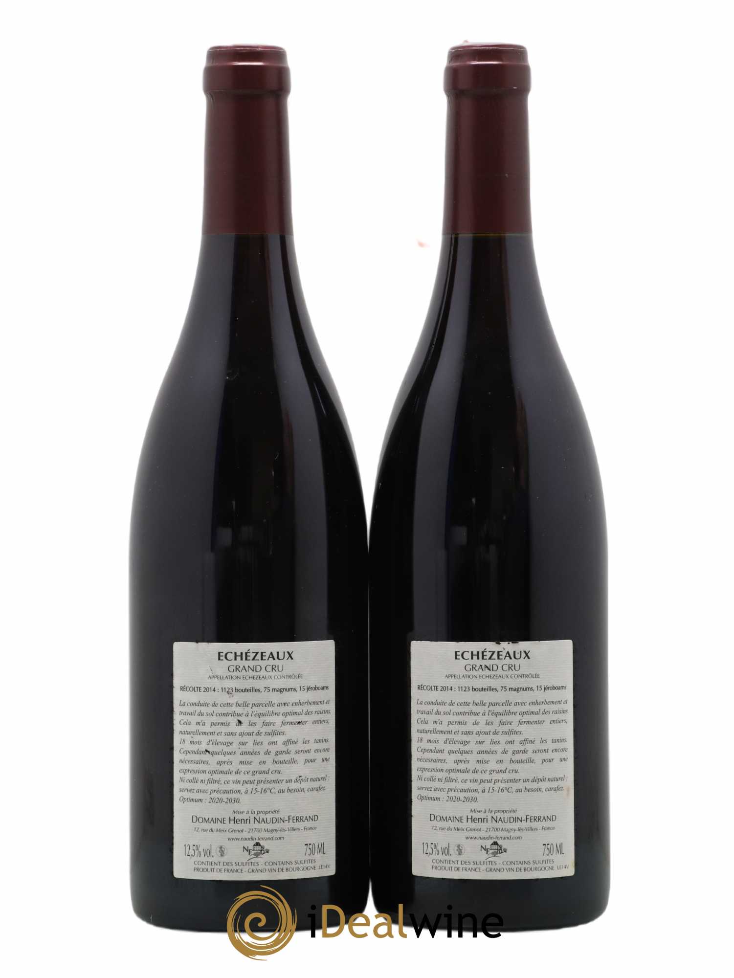 Echezeaux Grand Cru Naudin-Ferrand (Domaine) 2014 - Lot de 2 bouteilles - 1