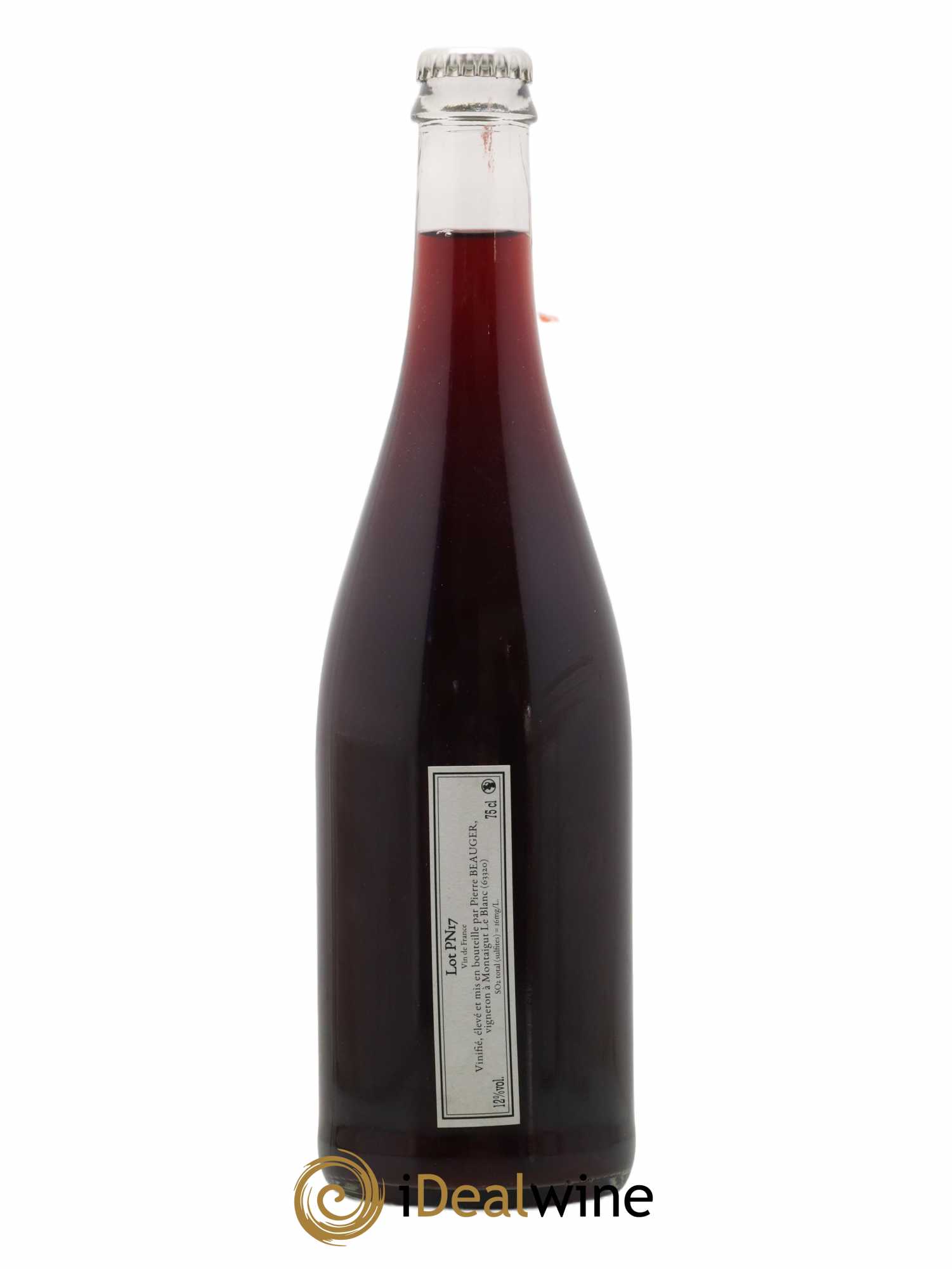 Vin de France Pinot noir Pierre Beauger 2017 - Lot de 1 bouteille - 0