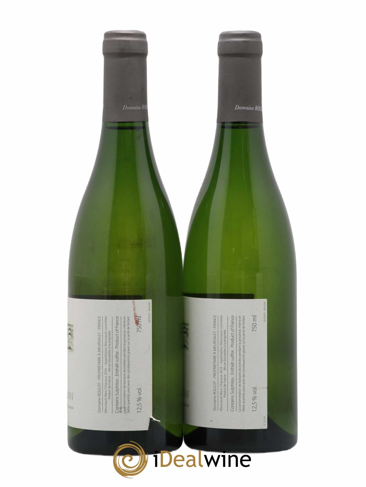 Meursault Meix Chavaux Roulot (Domaine) 2014 - Lot de 2 bouteilles - 1