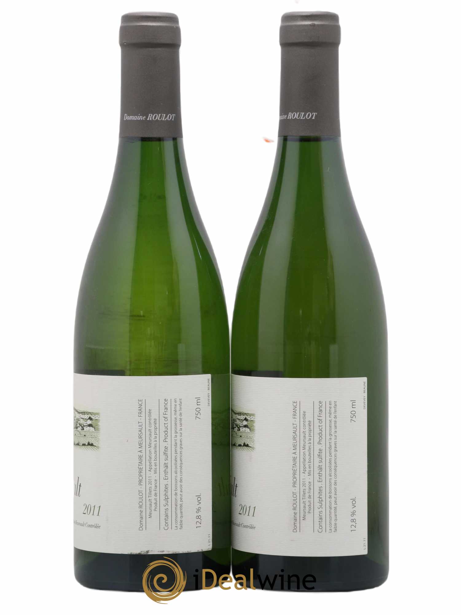 Meursault Les Tillets Roulot (Domaine) 2011 - Lot de 2 bouteilles - 1