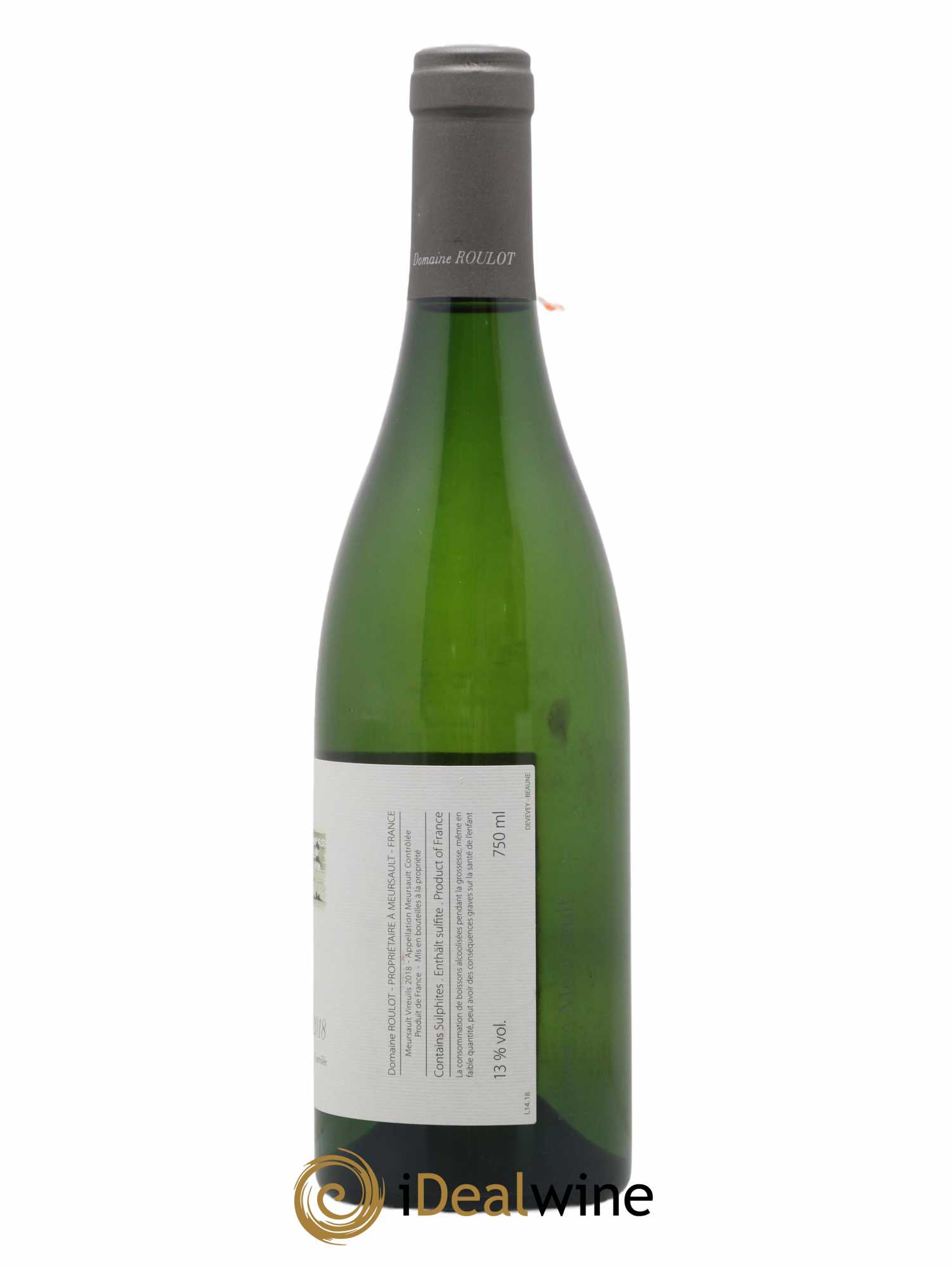 Meursault Les Vireuils Roulot (Domaine) 2018 - Lot de 1 bouteille - 1