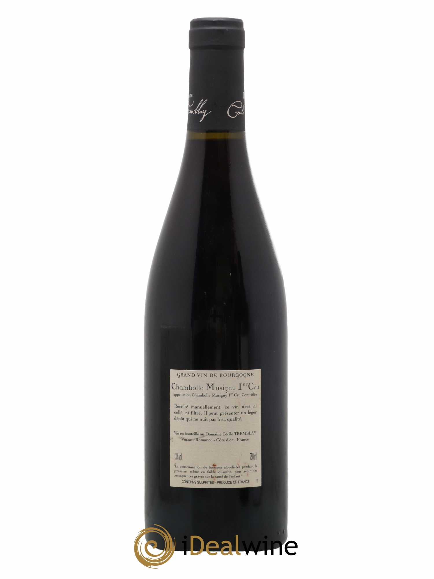 Chambolle-Musigny 1er Cru Les Feusselottes Cécile Tremblay 2011 - Lot of 1 bottle - 1