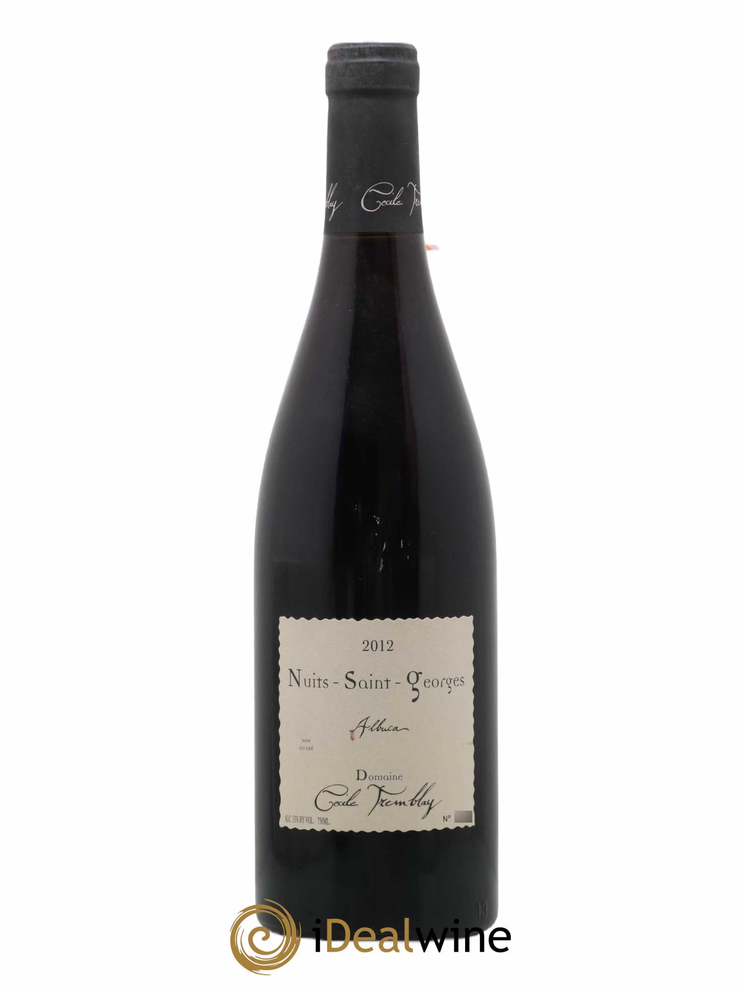 Nuits-Saint-Georges Albuca Cécile Tremblay 2012 - Lot de 1 bouteille - 0