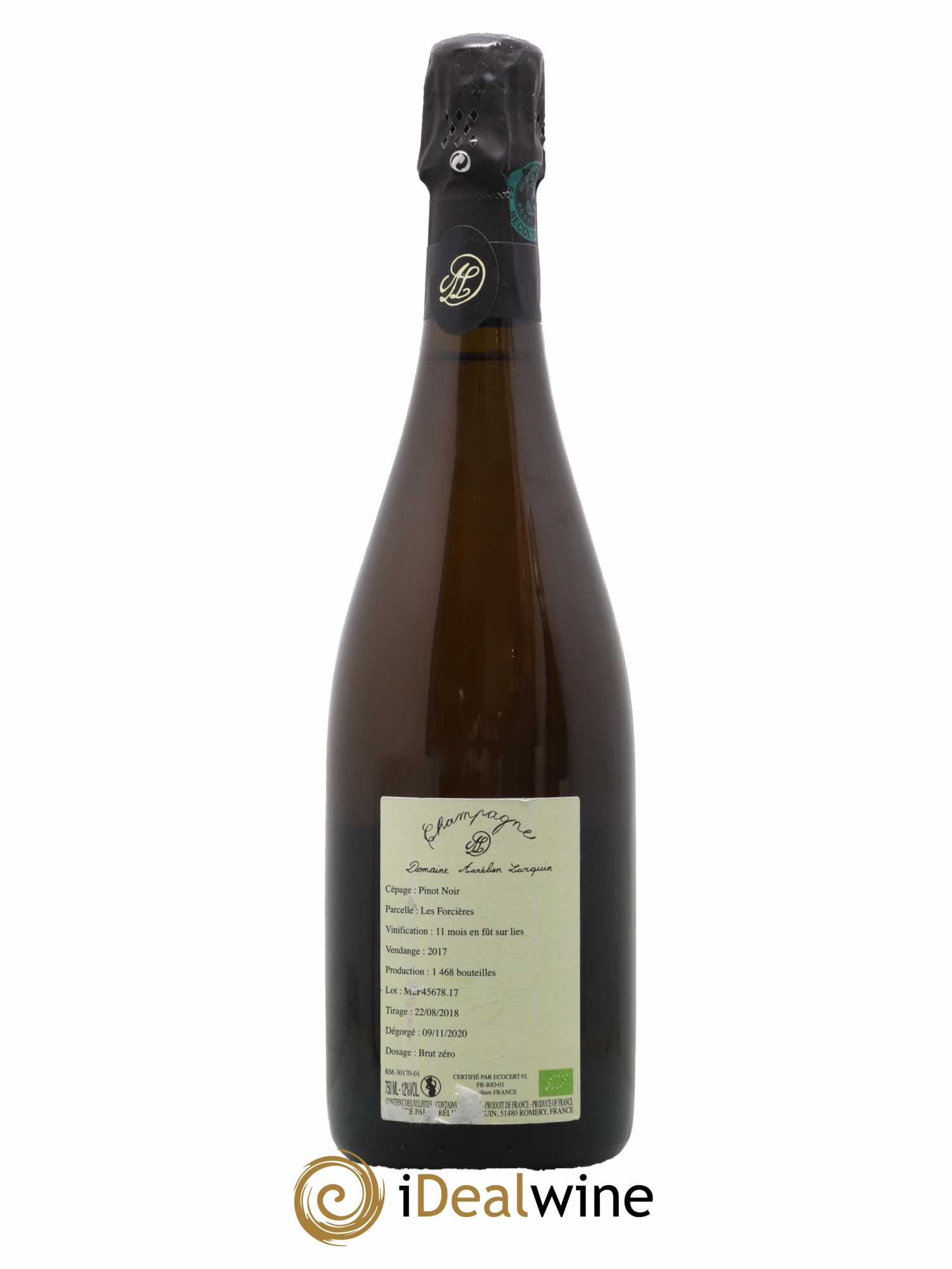 Pinot Noir Les Forcières Aurélien Lurquin 2017 - Lot de 1 bouteille - 1