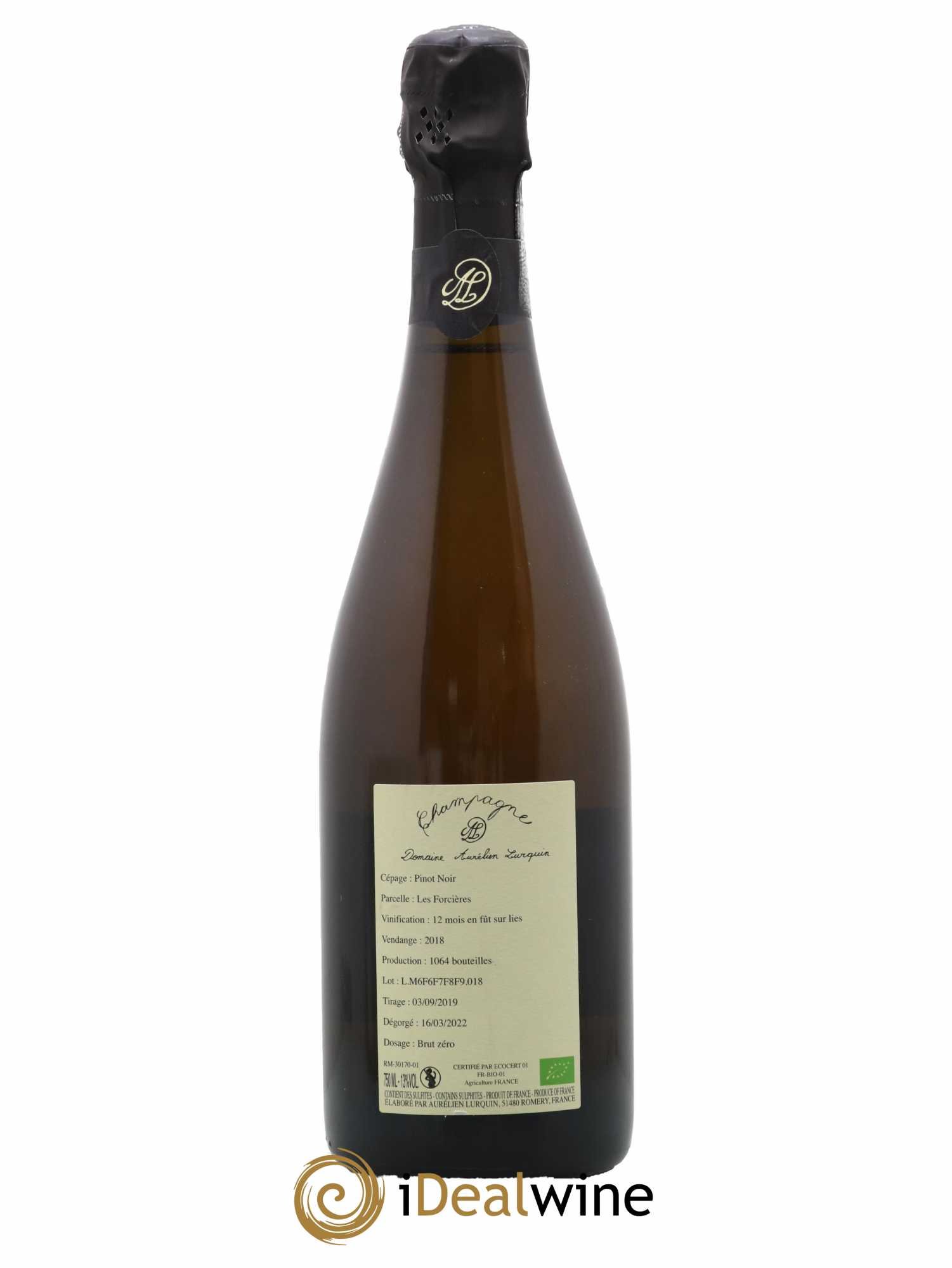 Pinot Noir Les Forcières Aurélien Lurquin 2018 - Lot de 1 bouteille - 1