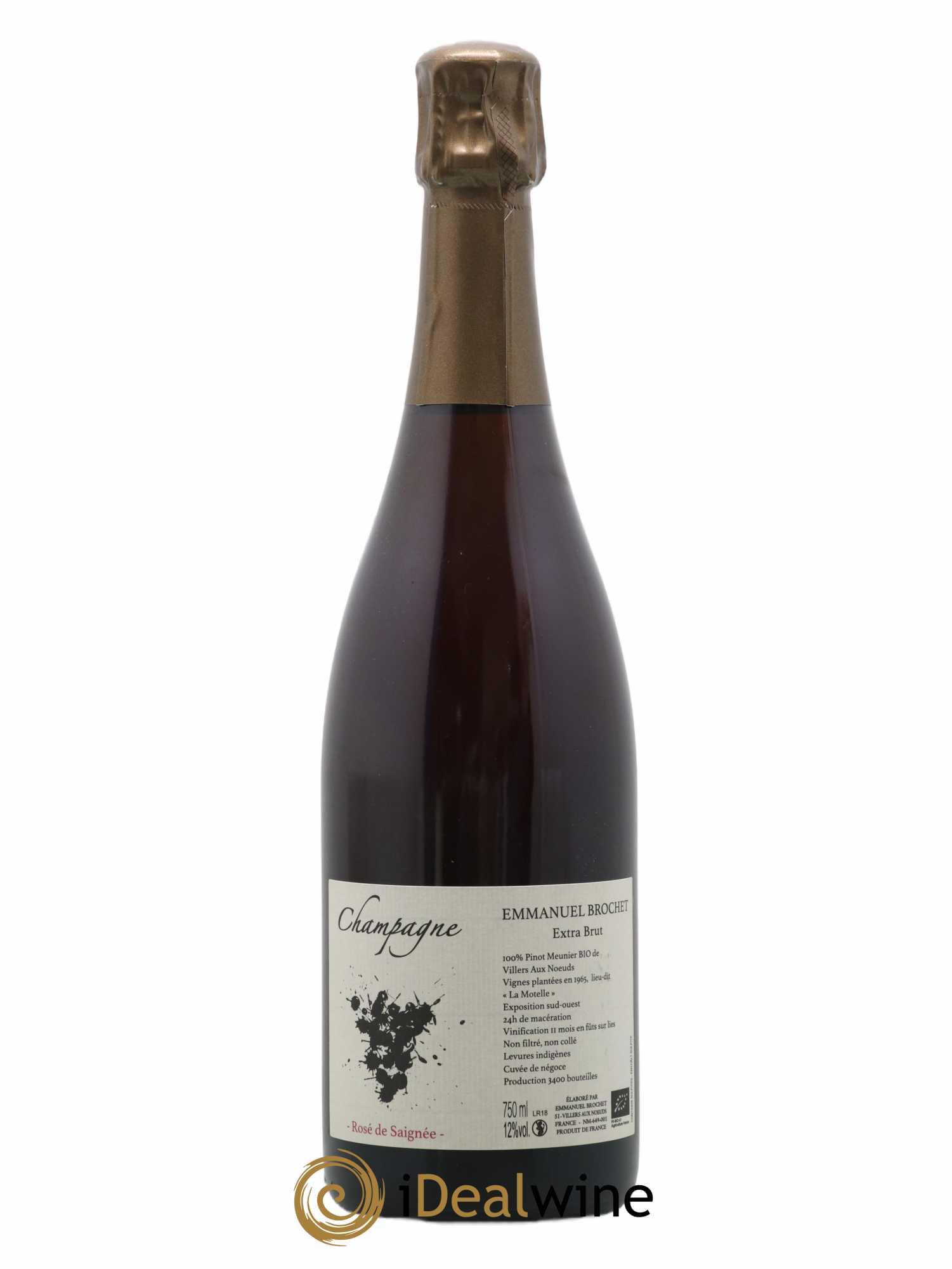 Rosé de Saignée Extra-Brut Emmanuel Brochet - Lot of 1 bottle - 0