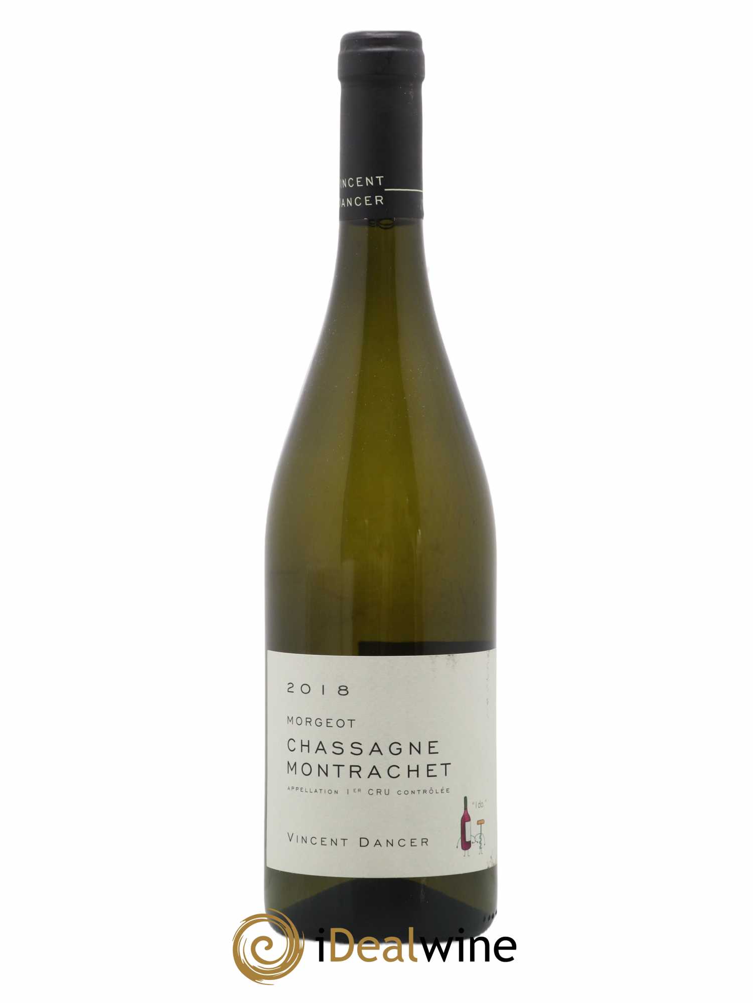 Chassagne-Montrachet 1er Cru Morgeot Vincent Dancer 2018 - Lot de 1 bouteille - 0