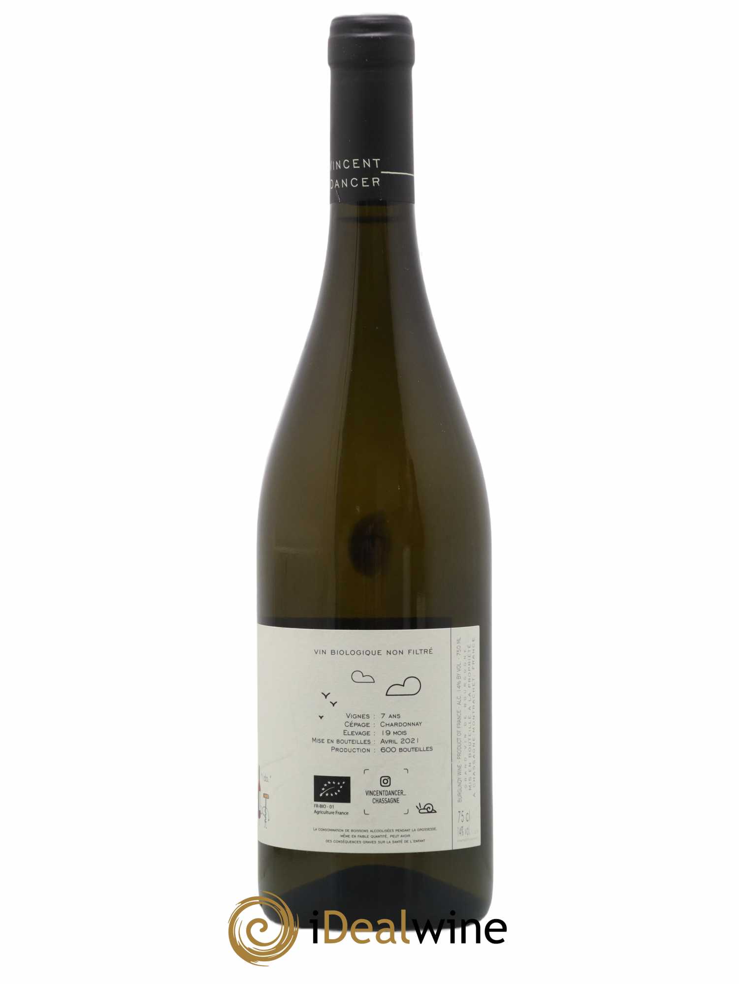 Chassagne-Montrachet 1er Cru Morgeot Vincent Dancer 2019 - Lot de 1 bouteille - 1