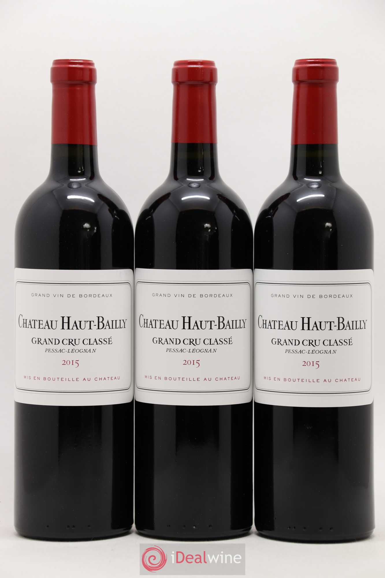 Château Haut-Bailly Cru Classé de Graves 2015 - Lot de 6 bouteilles - 1