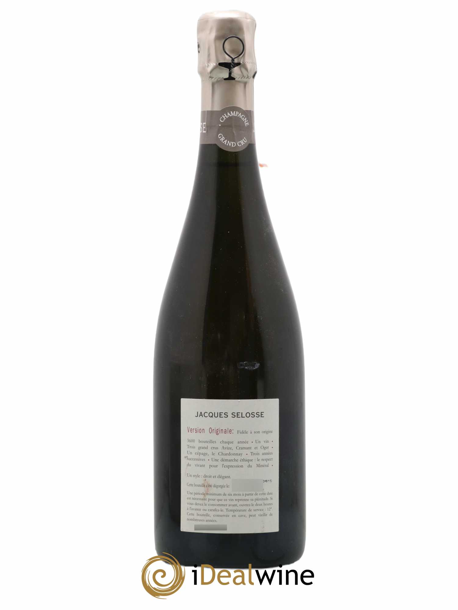 Version Originale Jacques Selosse - Lot of 1 bottle - 1