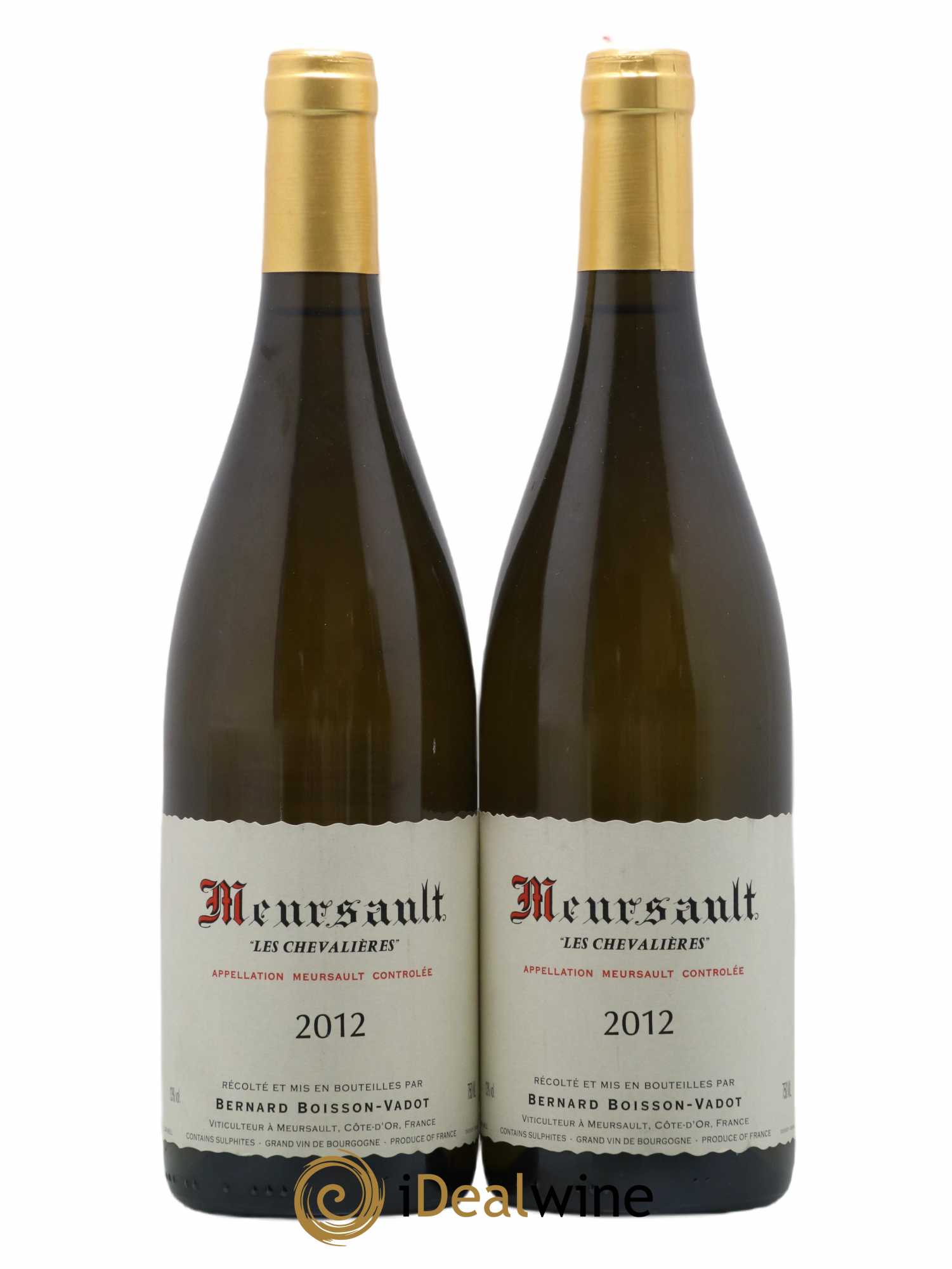 Meursault Les Chevalières Boisson-Vadot (Domaine) 2012 - Lot de 2 bouteilles - 0
