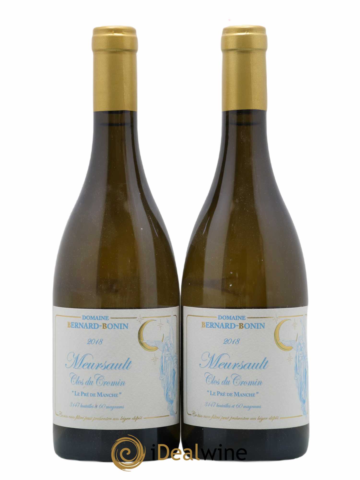 Meursault Clos du Cromin Bernard Bonin 2018 - Lot de 2 bouteilles - 0