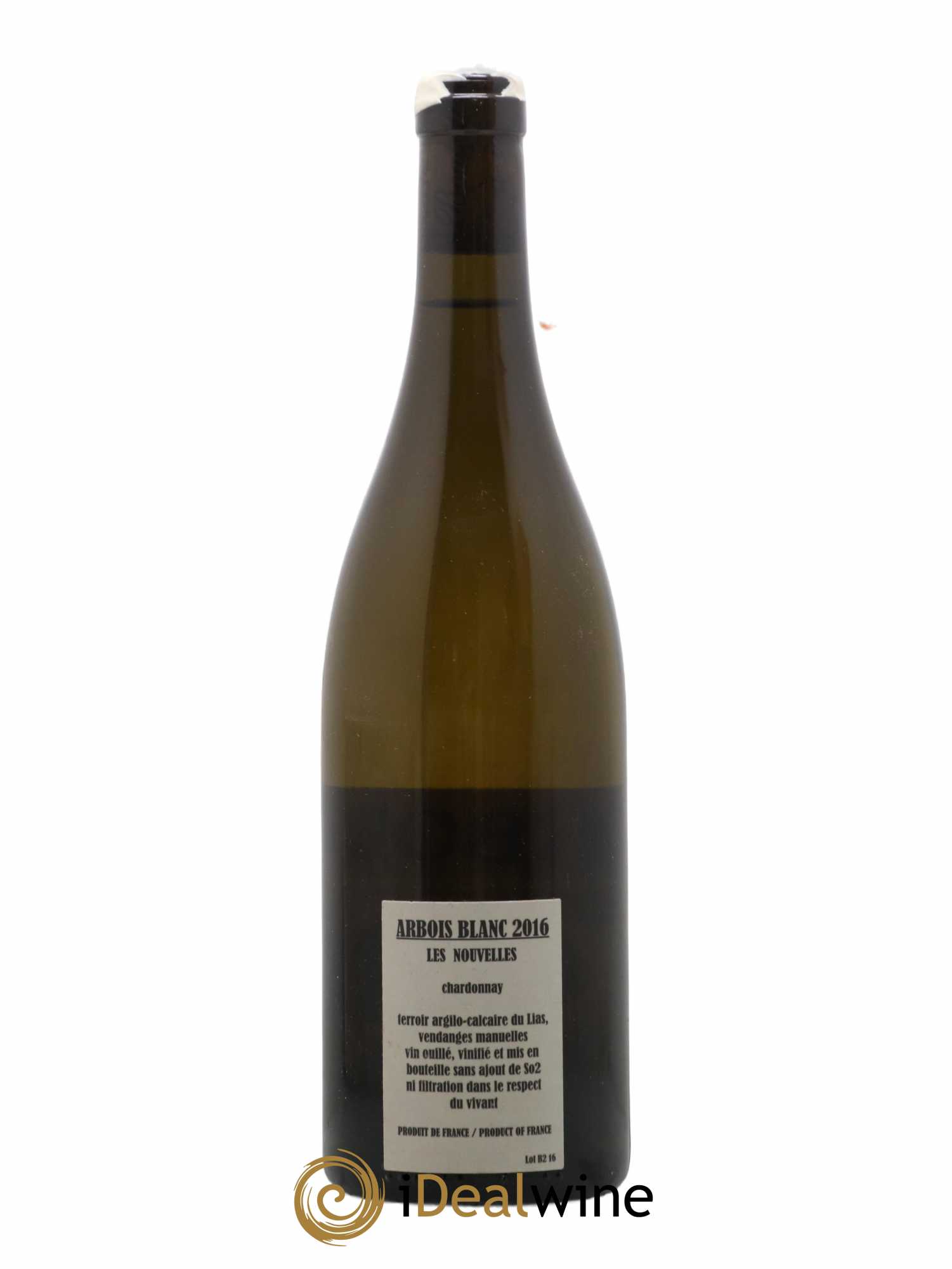 Arbois Chardonnay Les Nouvelles Adeline Houillon & Renaud Bruyère 2016 - Lot de 1 bouteille - 1