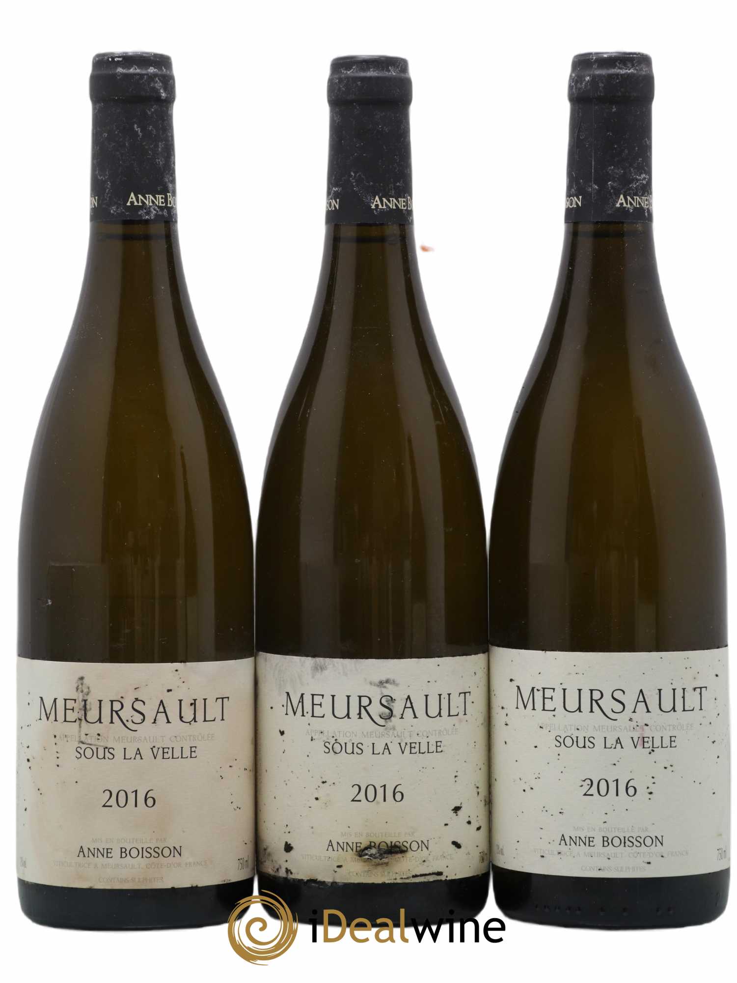Meursault Sous la Velle Anne Boisson 2016 - Lot de 3 bouteilles - 0