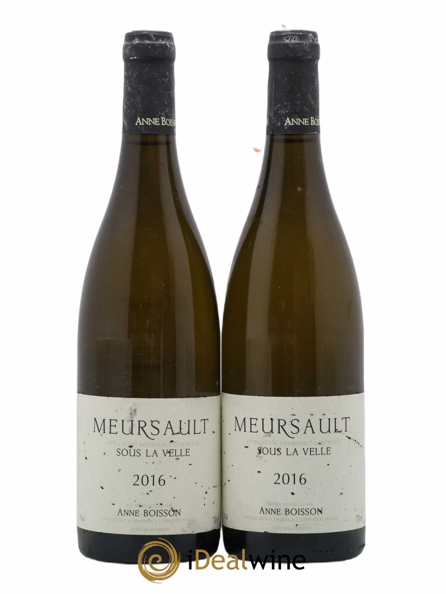 Meursault Sous la Velle Anne Boisson 2016 - Lot de 2 bouteilles - 0
