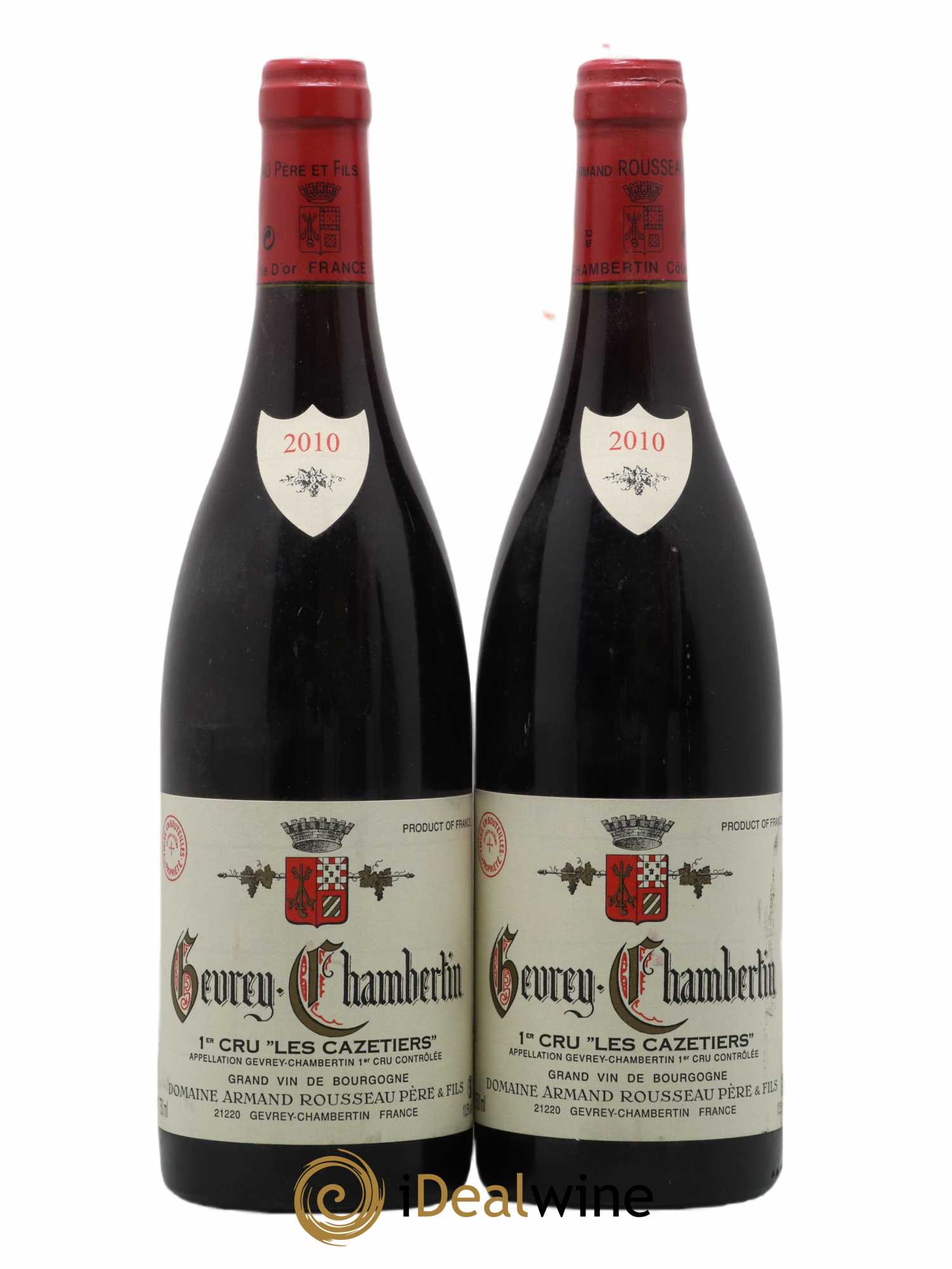 Gevrey-Chambertin 1er Cru Les Cazetiers Armand Rousseau (Domaine) 2010 - Lot de 2 bouteilles - 0