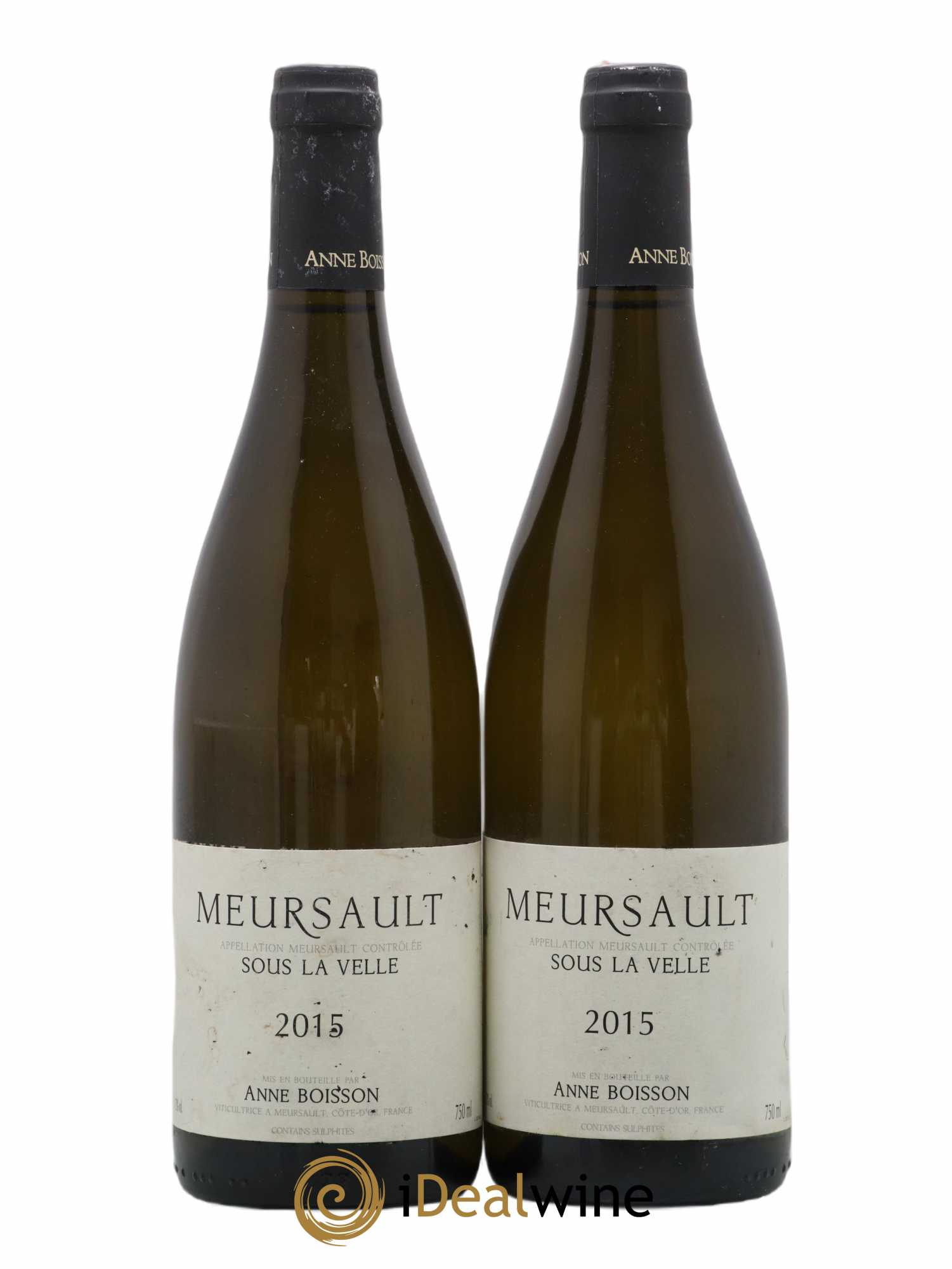Meursault Sous la Velle Anne Boisson 2015 - Lot de 2 bouteilles - 0