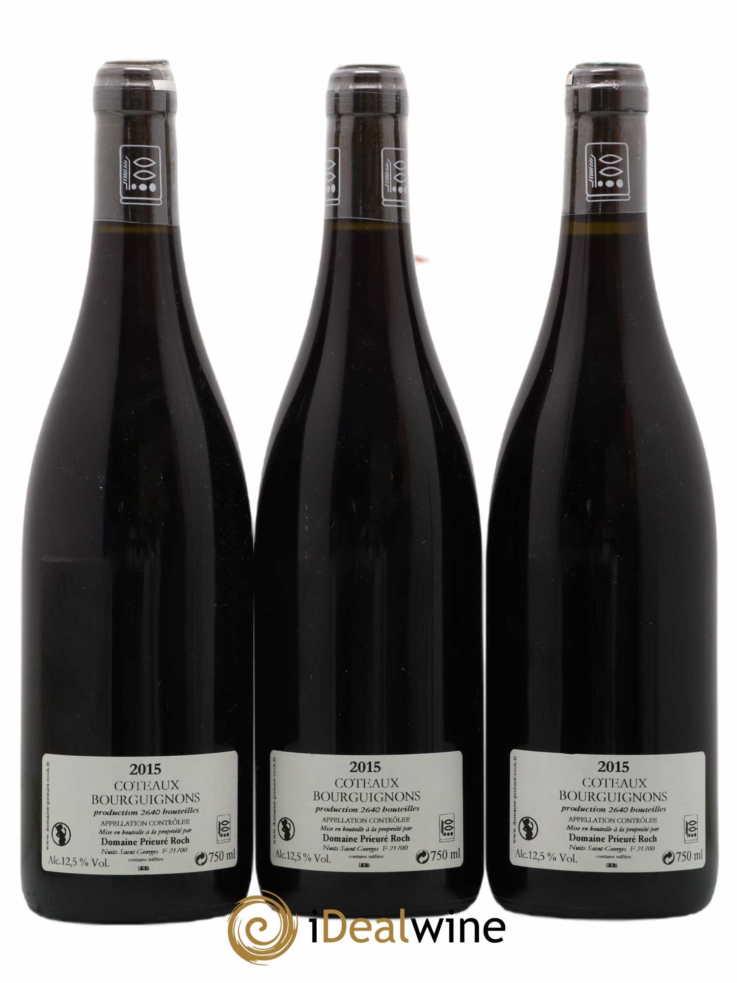 Coteaux Bourguignons Prieuré Roch 2015 - Lot de 3 bouteilles - 1
