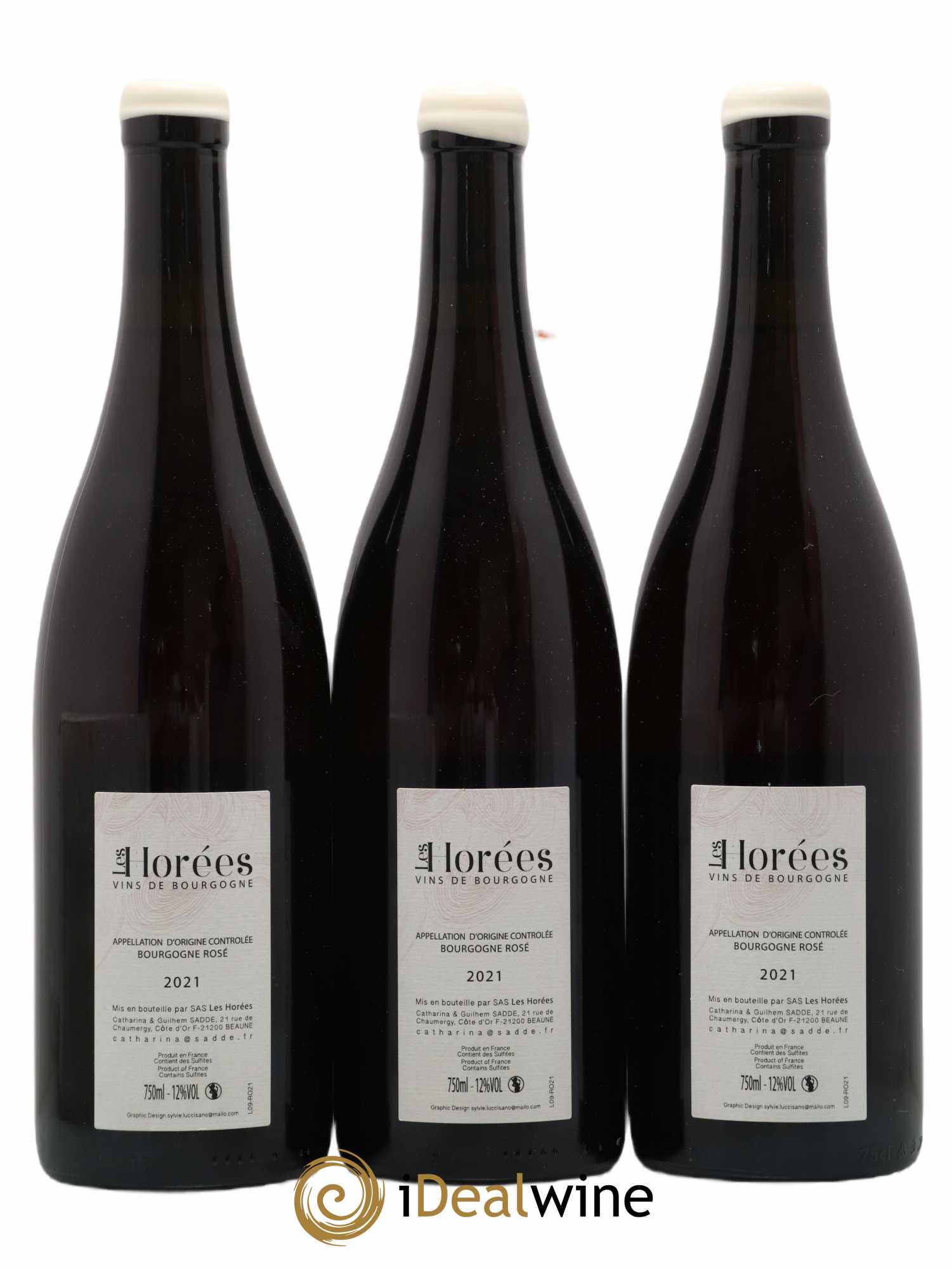 Bourgogne Rosé Bonheur Les Horées - Lot de 3 bouteilles - 1