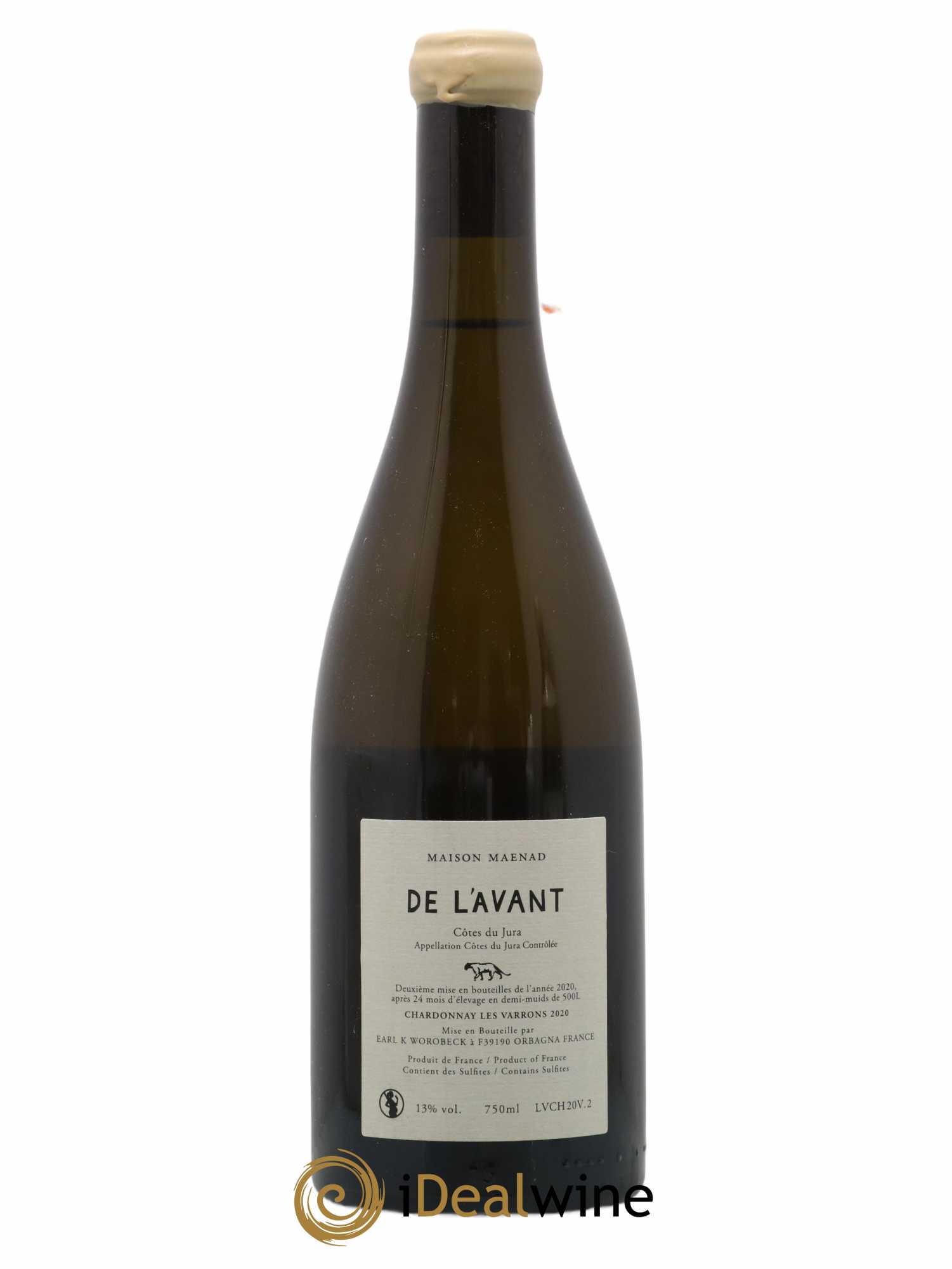Côtes du Jura De l'Avant Les Varrons Katie Worobeck Maison Maenad 2020 - Lot de 1 bouteille - 1