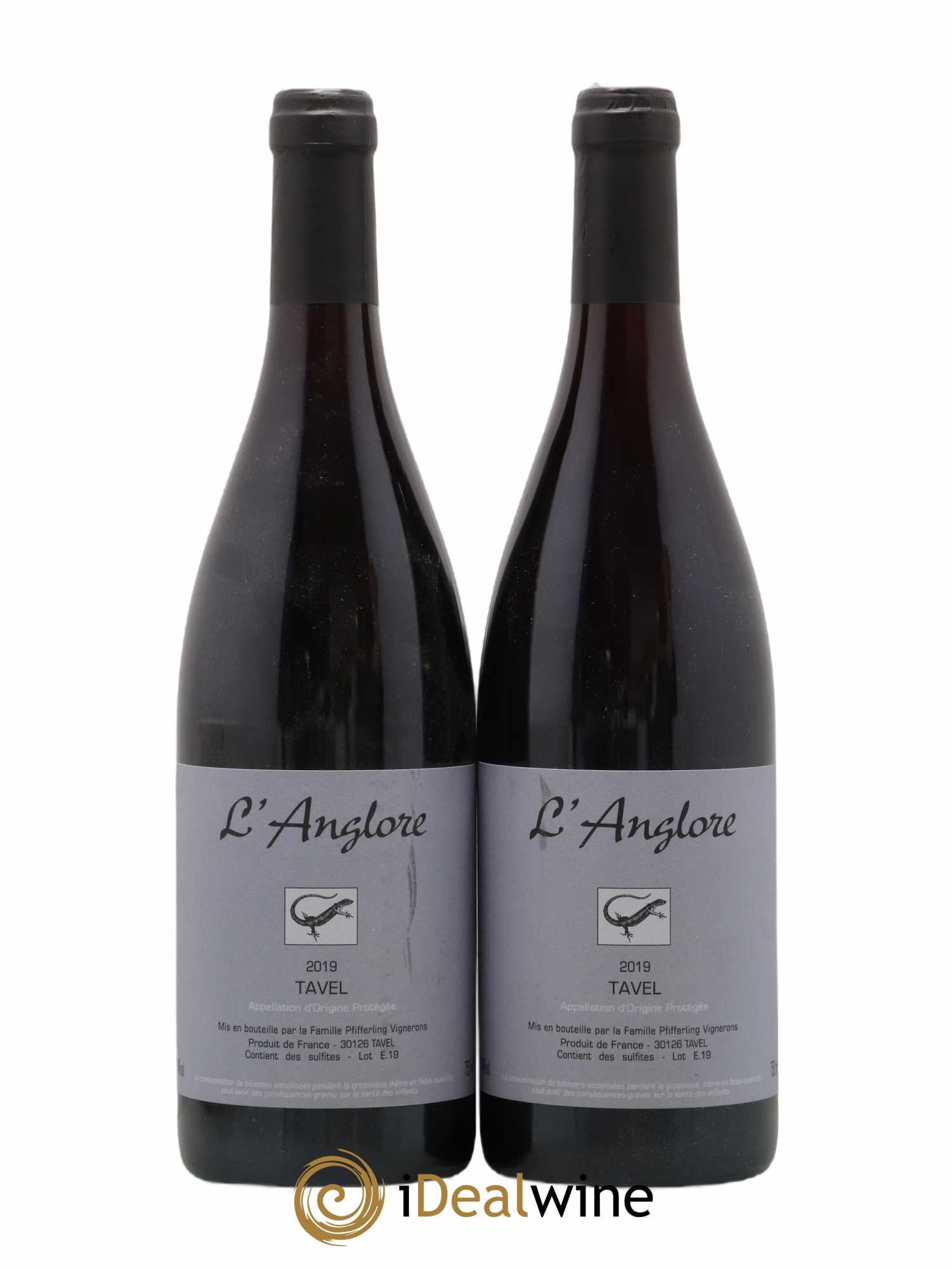 Tavel L'Anglore 2019 - Lot de 2 bouteilles - 0