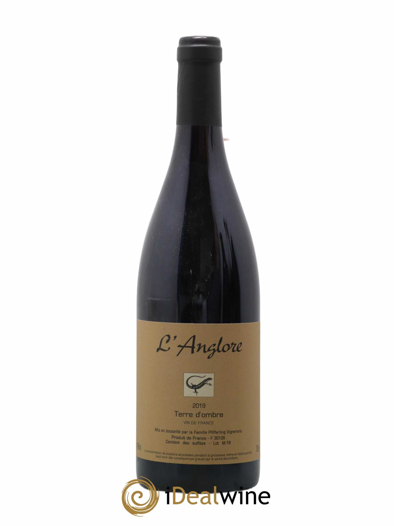 Vin de France Terre d'Ombre L'Anglore 2019 - Lot de 1 bouteille - 0
