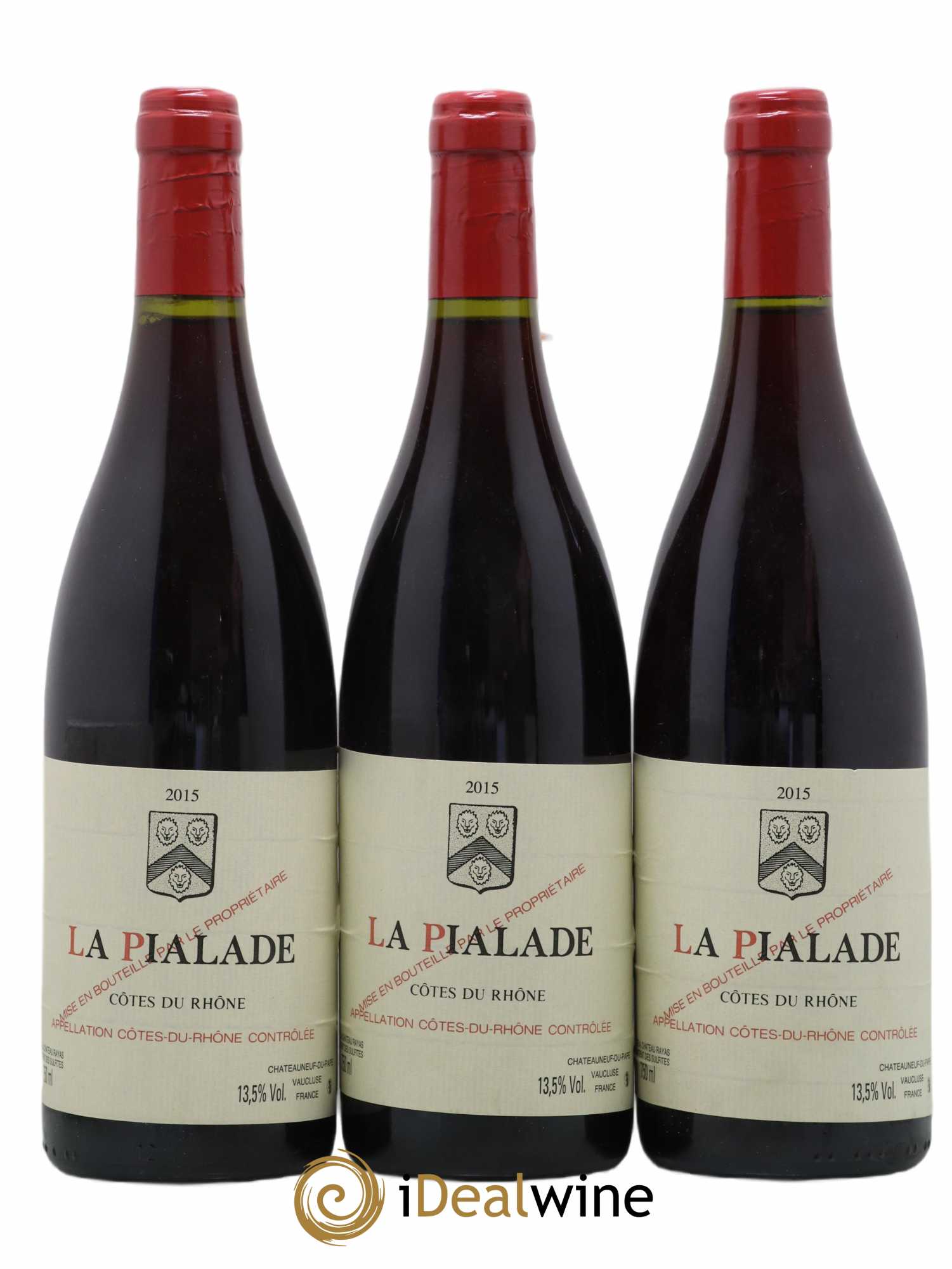 Côtes-du-Rhône La Pialade Emmanuel Reynaud 2015 - Lot de 3 bouteilles - 0