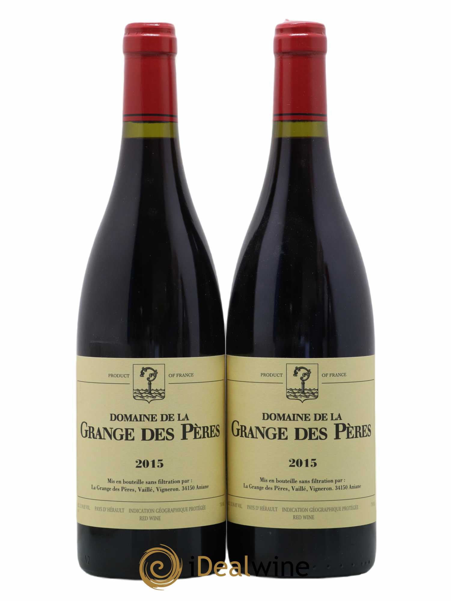 Pays d'Hérault Grange des Pères Laurent Vaillé 2015 - Lot de 2 bouteilles - 0