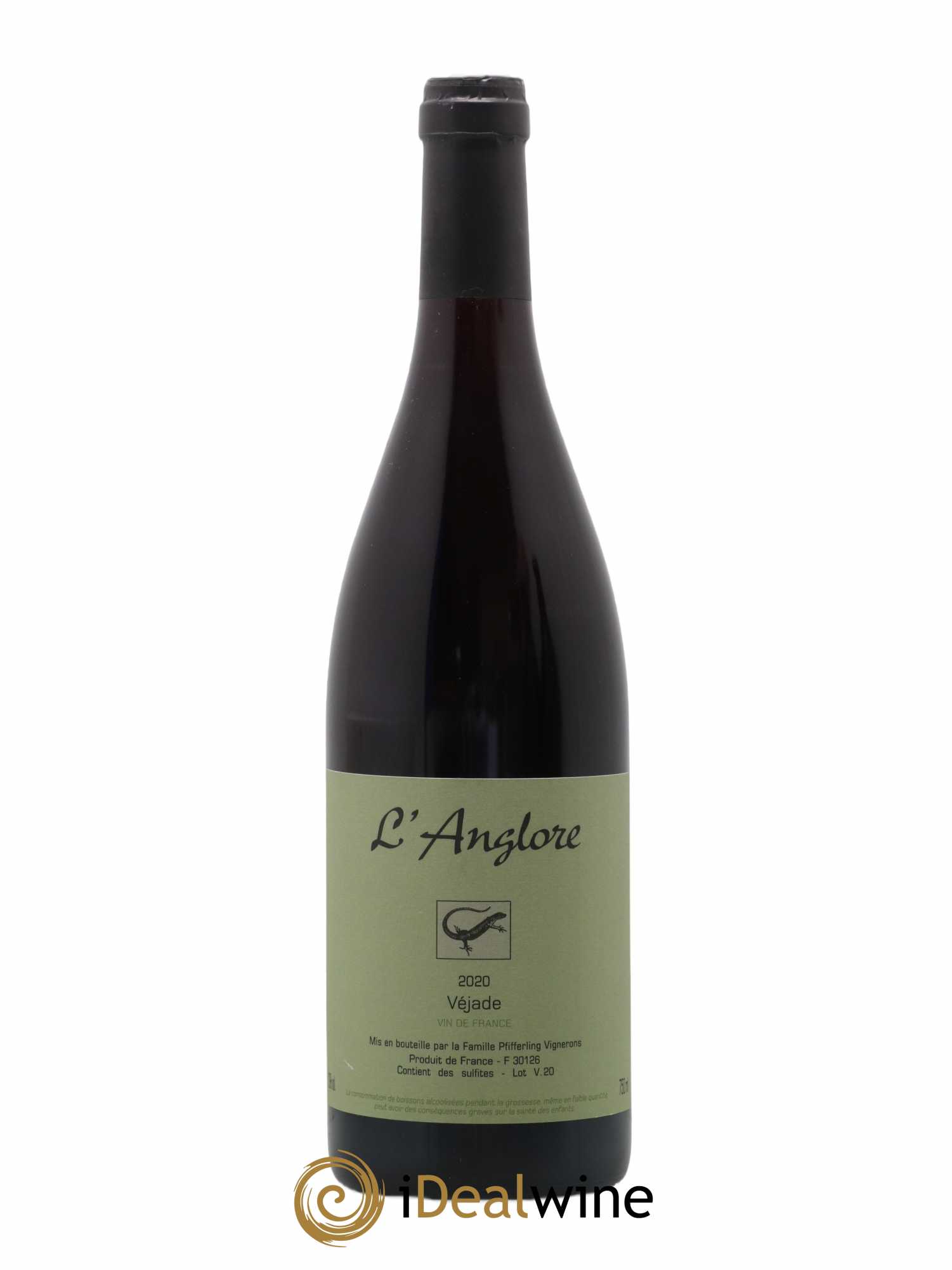 Vin de France Véjade L'Anglore 2020 - Lot de 1 bouteille - 0