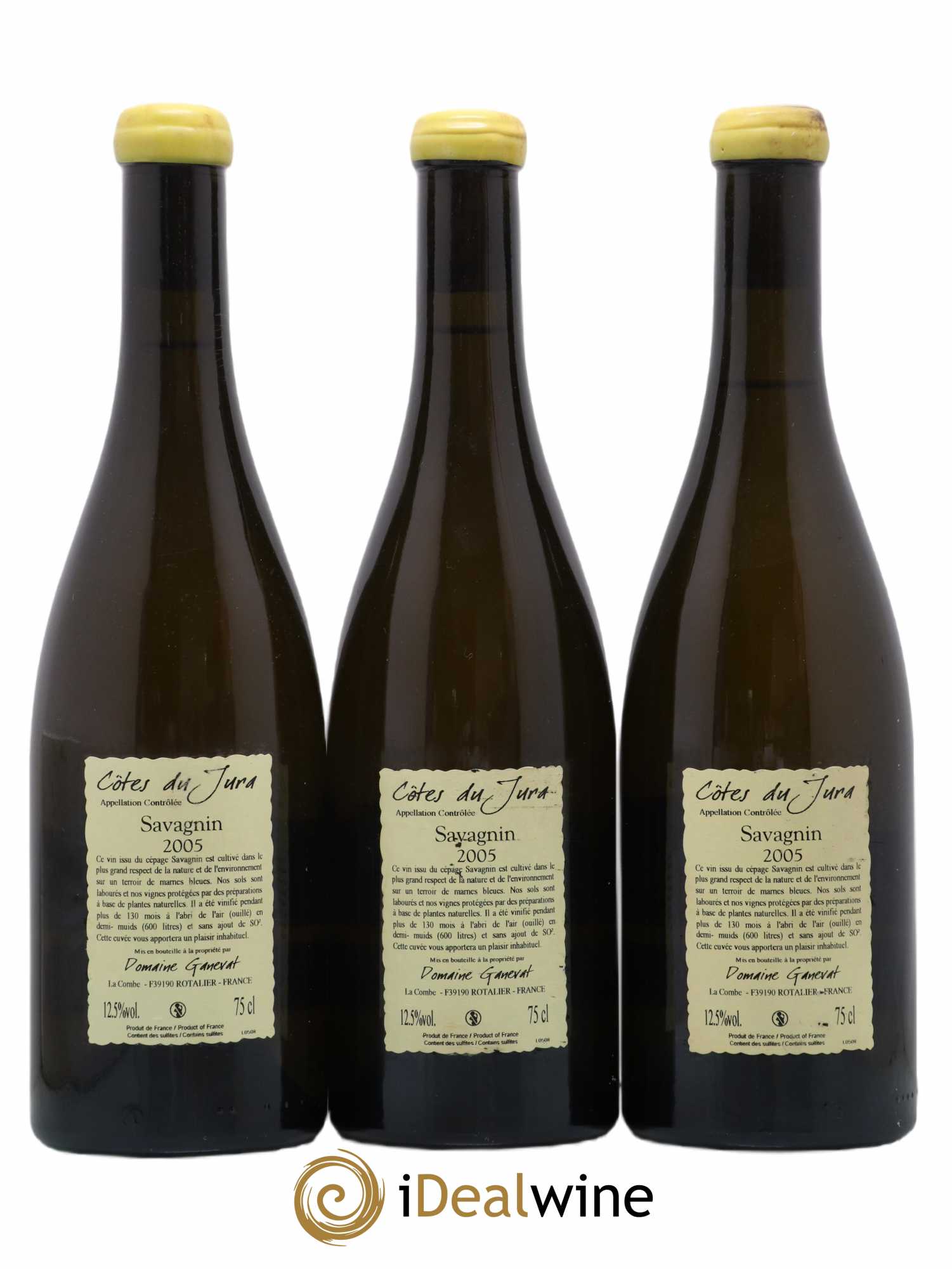 Côtes du Jura Les Vignes de mon Père Jean-François Ganevat (Domaine) 2005 - Lot de 3 bouteilles - 1