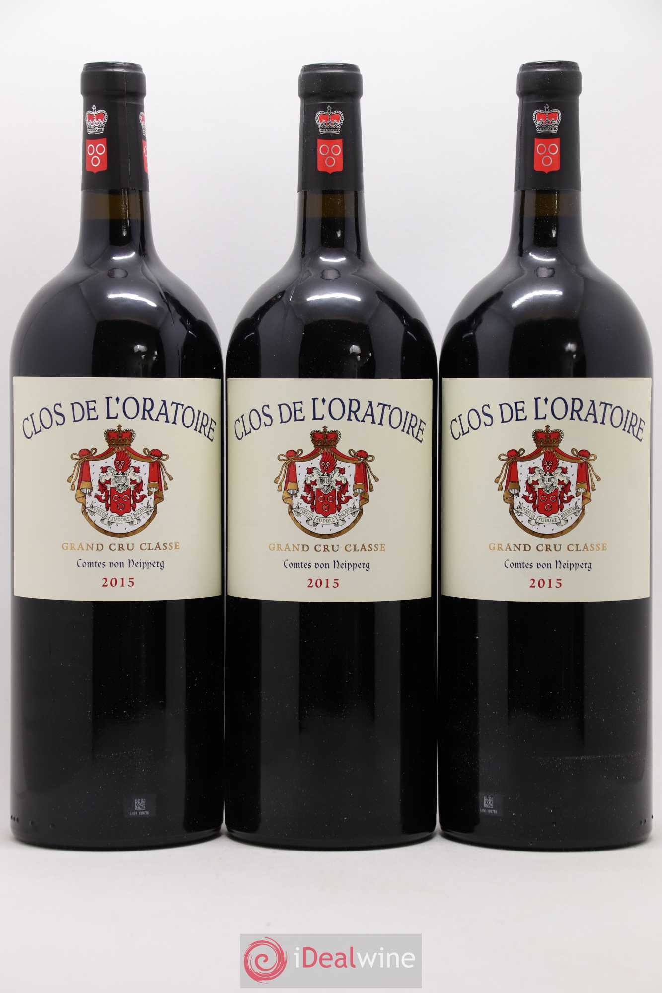 Clos de l'Oratoire Grand Cru Classé 2015 - Lot de 6 magnums - 2