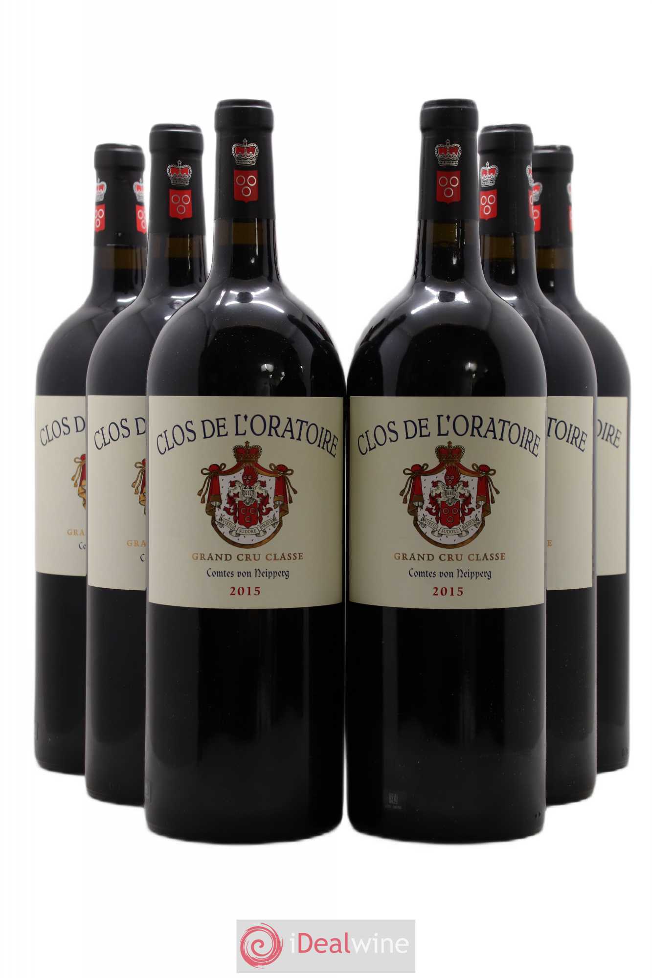 Clos de l'Oratoire Grand Cru Classé 2015 - Lot de 6 magnums - 0