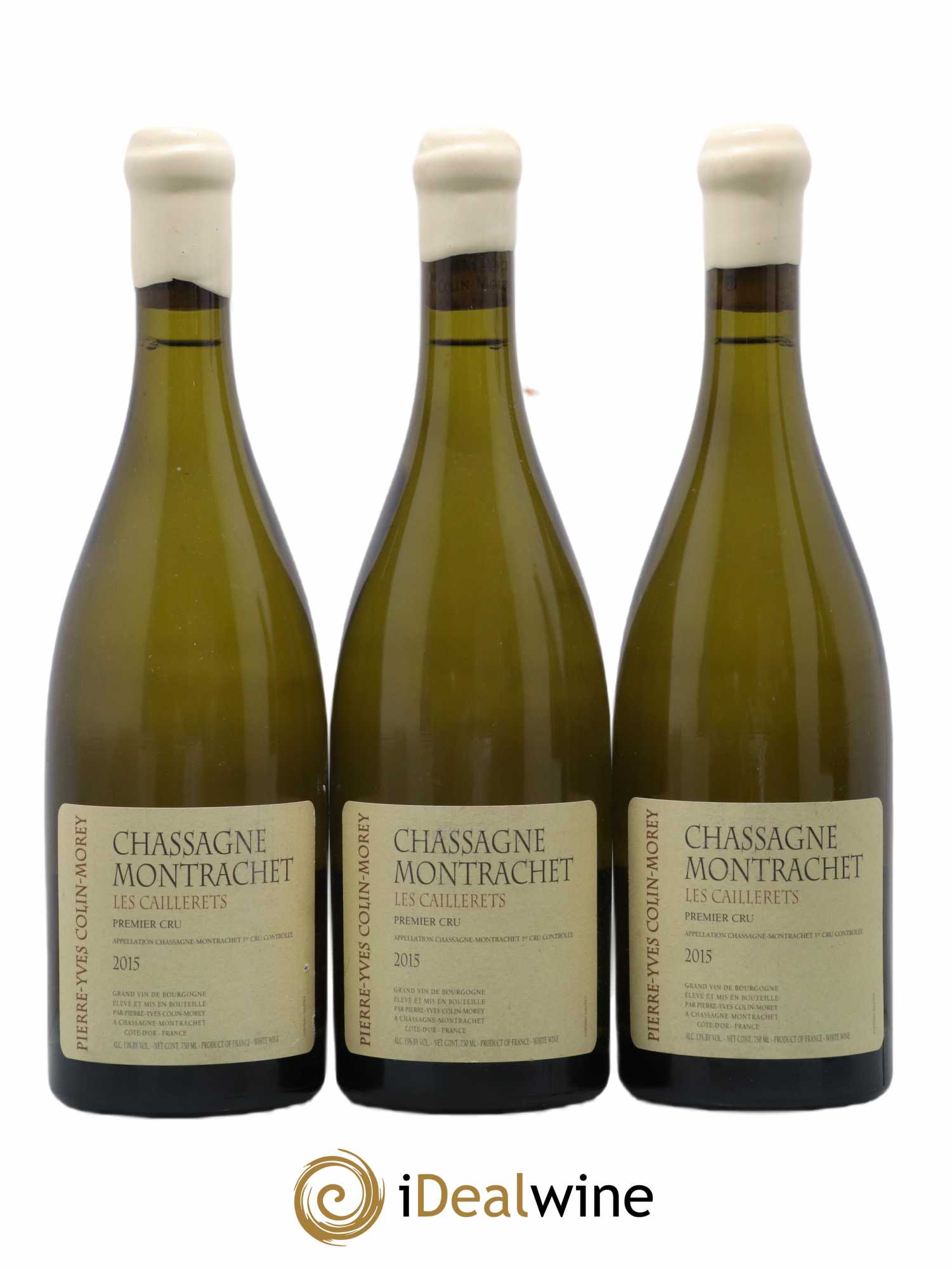 Chassagne-Montrachet 1er Cru Les Caillerets Pierre-Yves Colin Morey 2015 - Lot de 3 bouteilles - 0