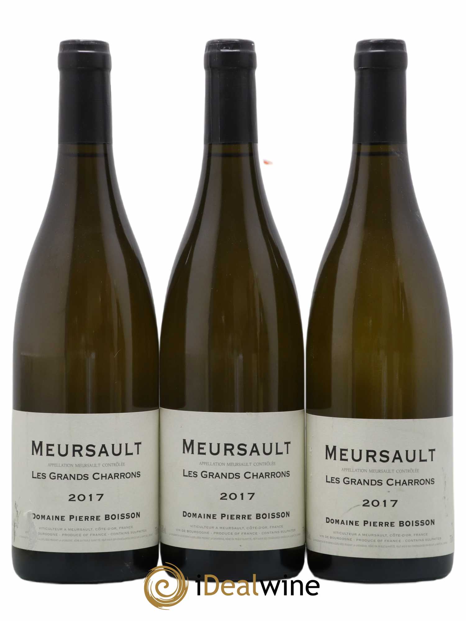 Meursault Les Grands Charrons Pierre Boisson (Domaine) 2017 - Lot de 3 bouteilles - 0