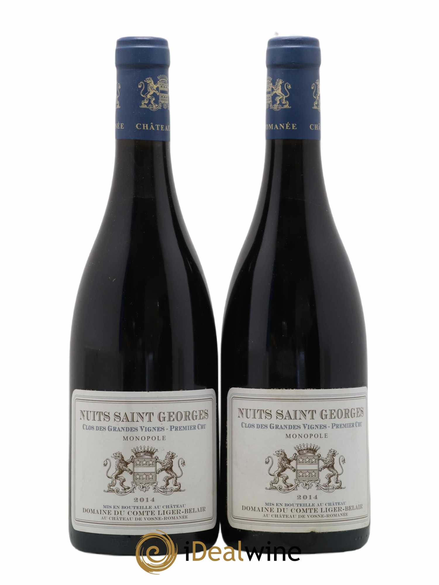 Nuits-Saint-Georges 1er Cru Clos des Grandes Vignes Comte Liger-Belair (Domaine du) 2014 - Lot de 2 bouteilles - 0