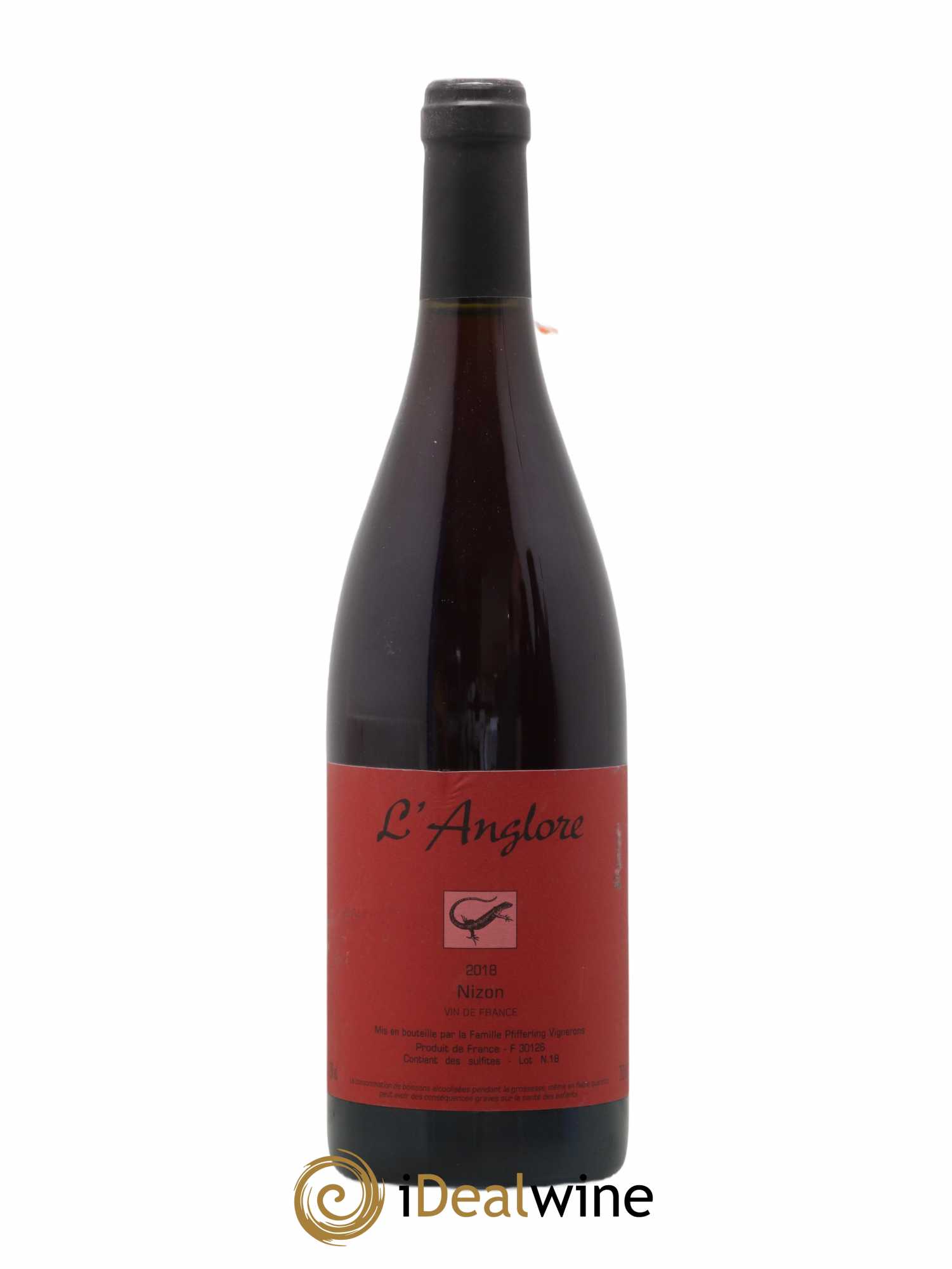 Vin de France Nizon L'Anglore 2018 - Lot de 1 bouteille - 0