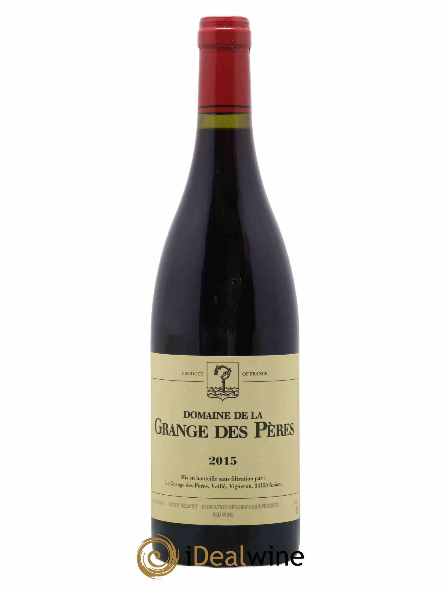 Pays d'Hérault Grange des Pères Laurent Vaillé 2015 - Lot de 1 bouteille - 0